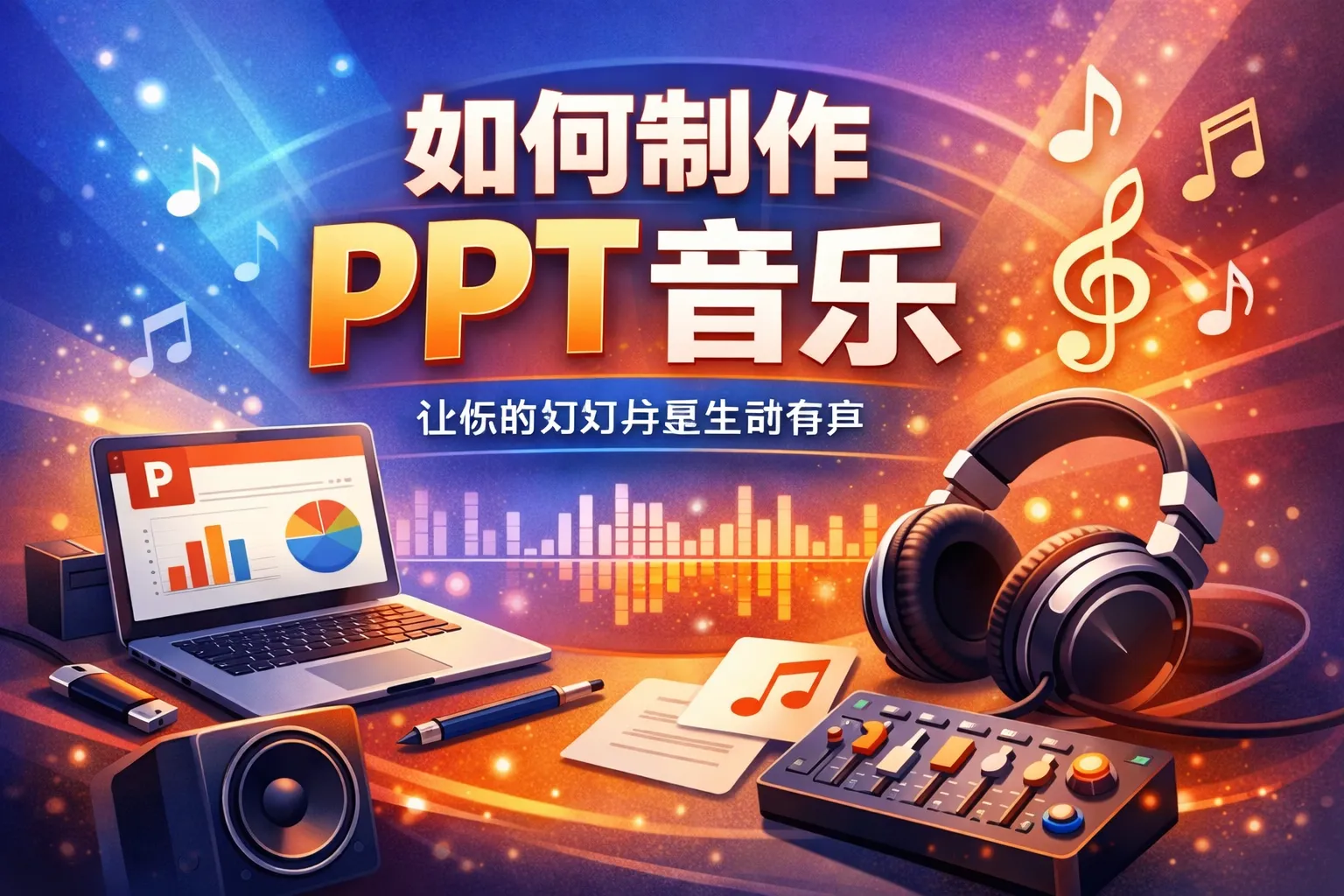 如何制作ppt 音乐