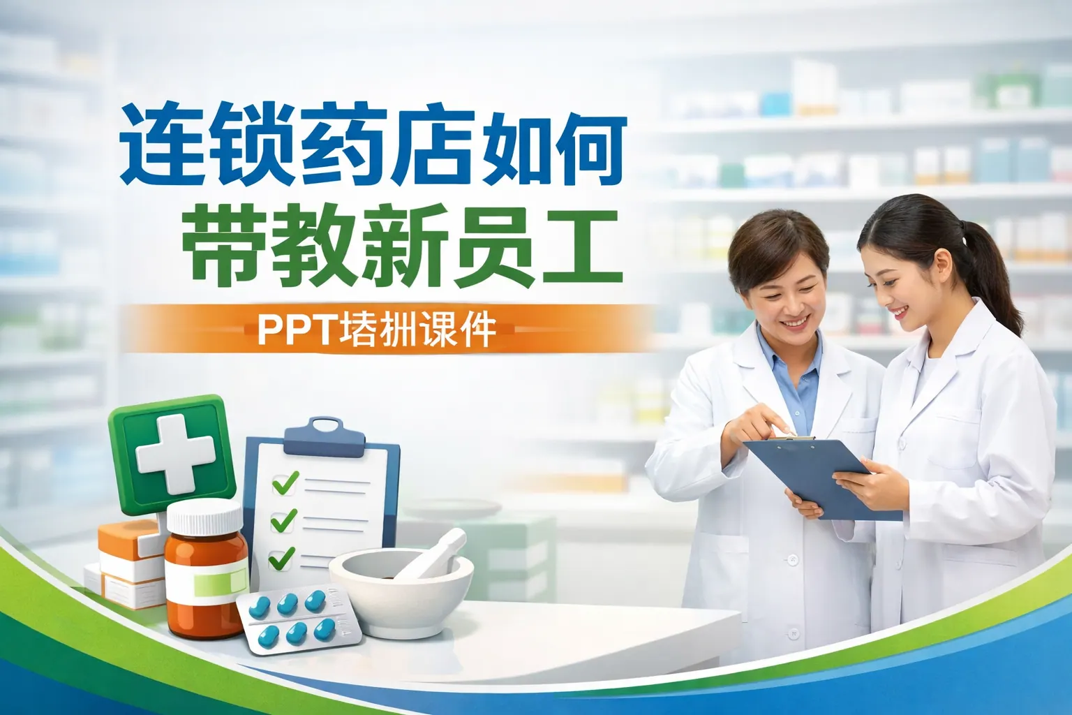 连锁药店如何带教新员工ppt