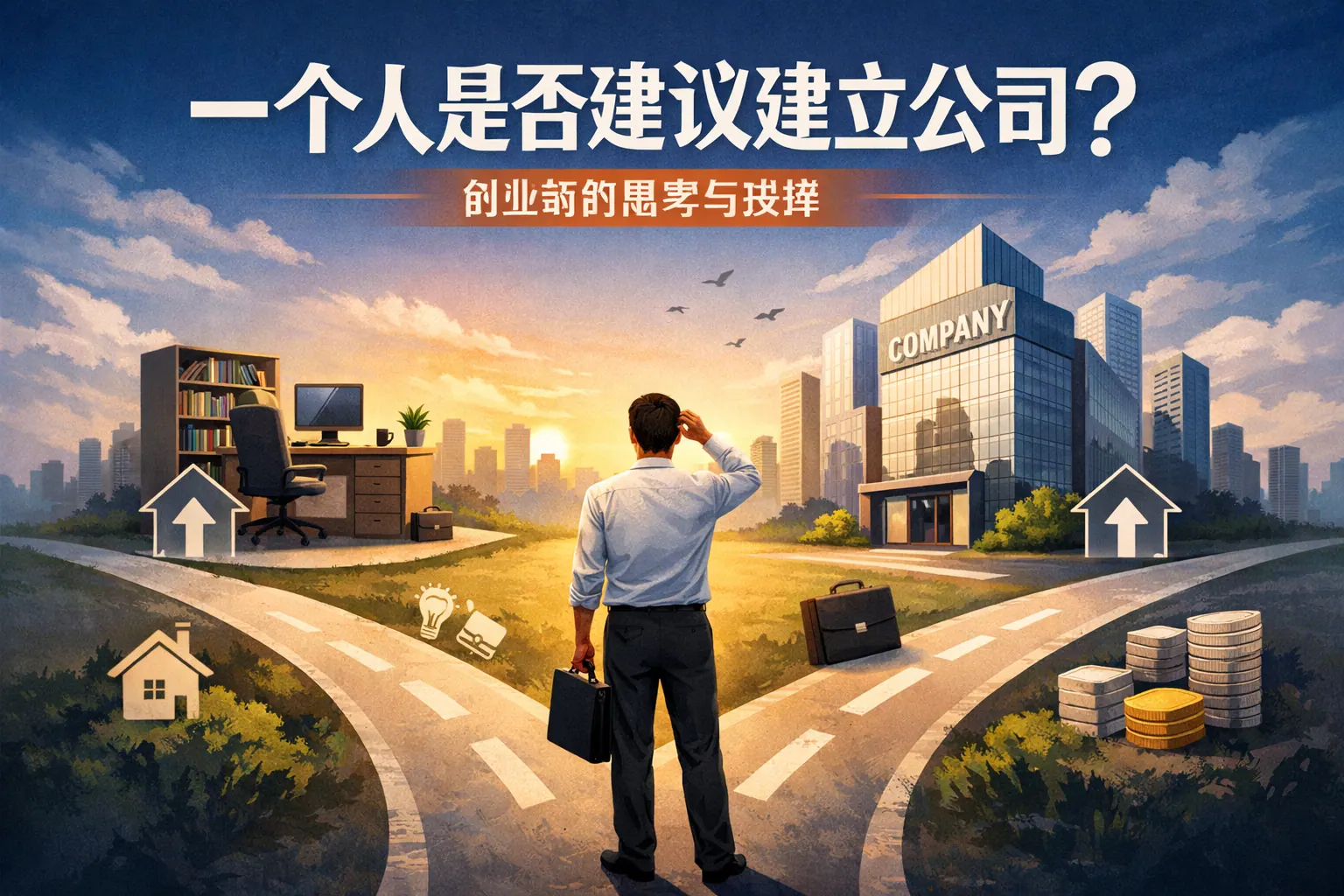 一人是否建议建立公司