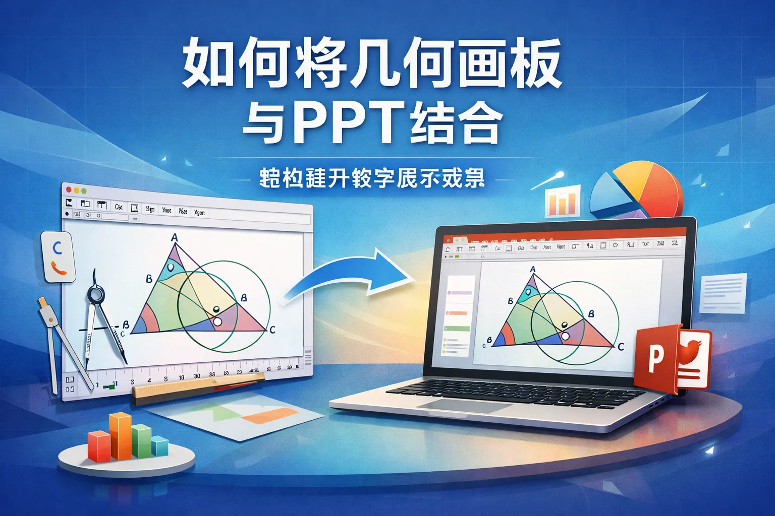 如何将几何画板与ppt结合