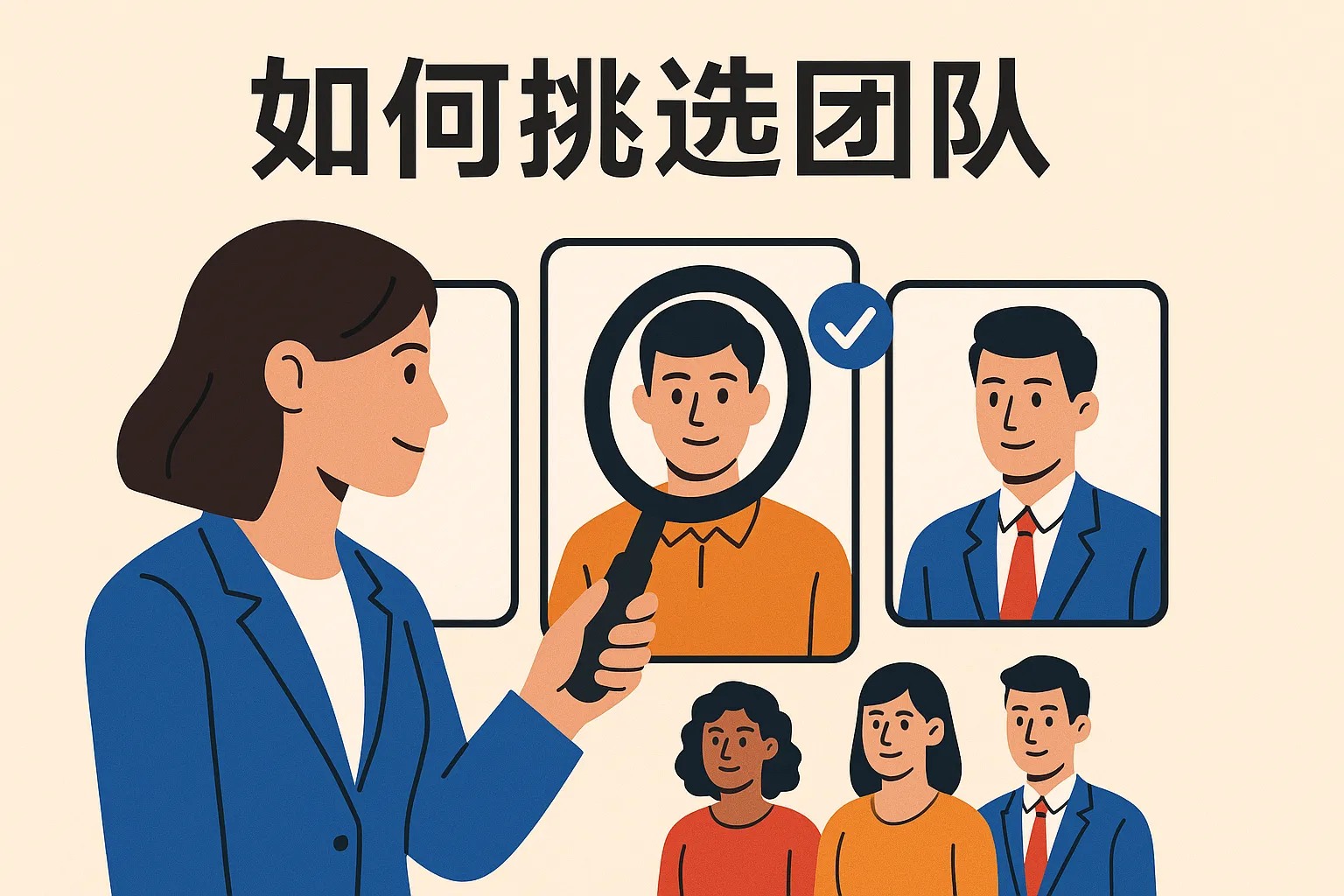 如何挑选团队
