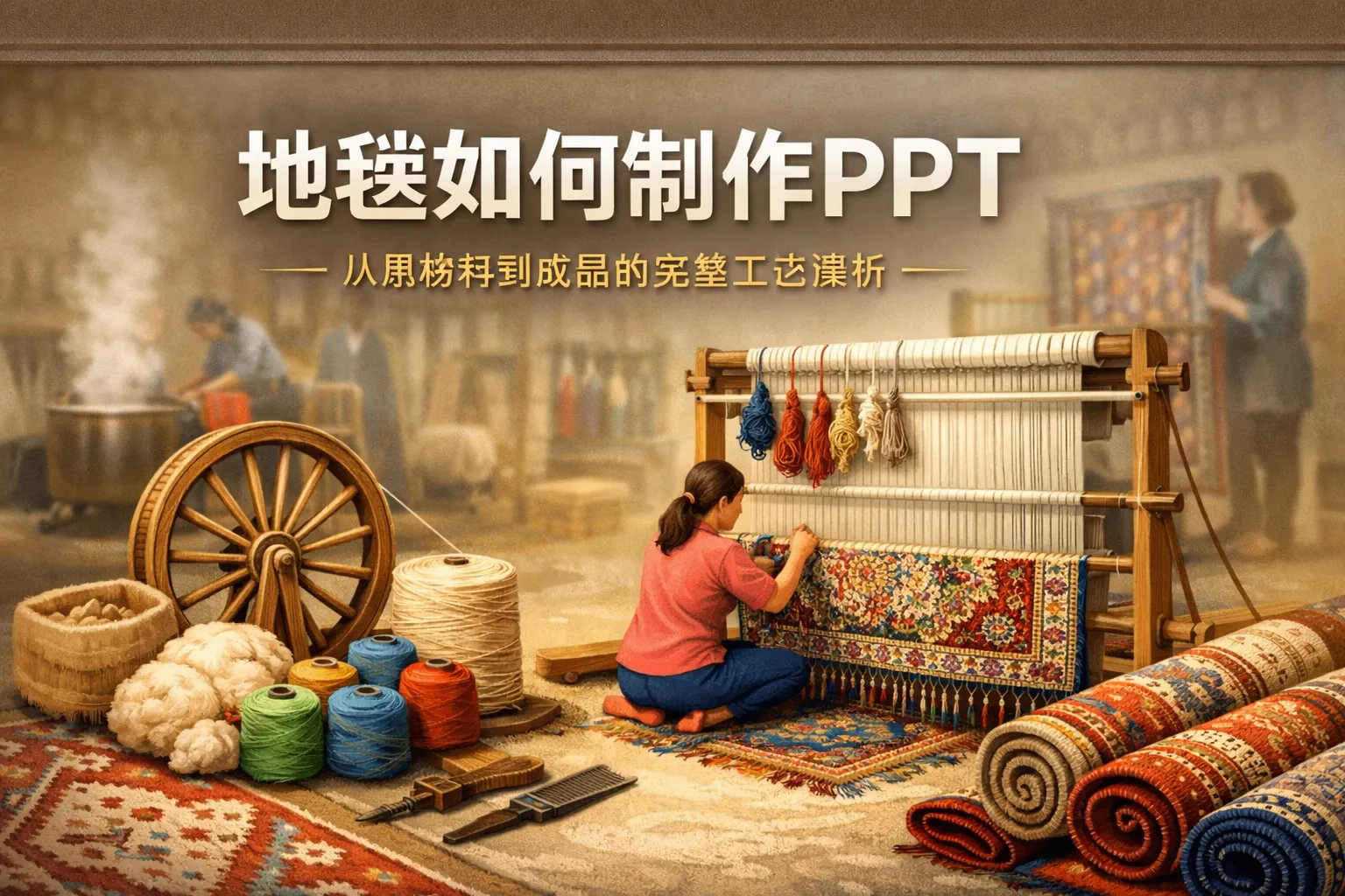 地毯如何制作ppt
