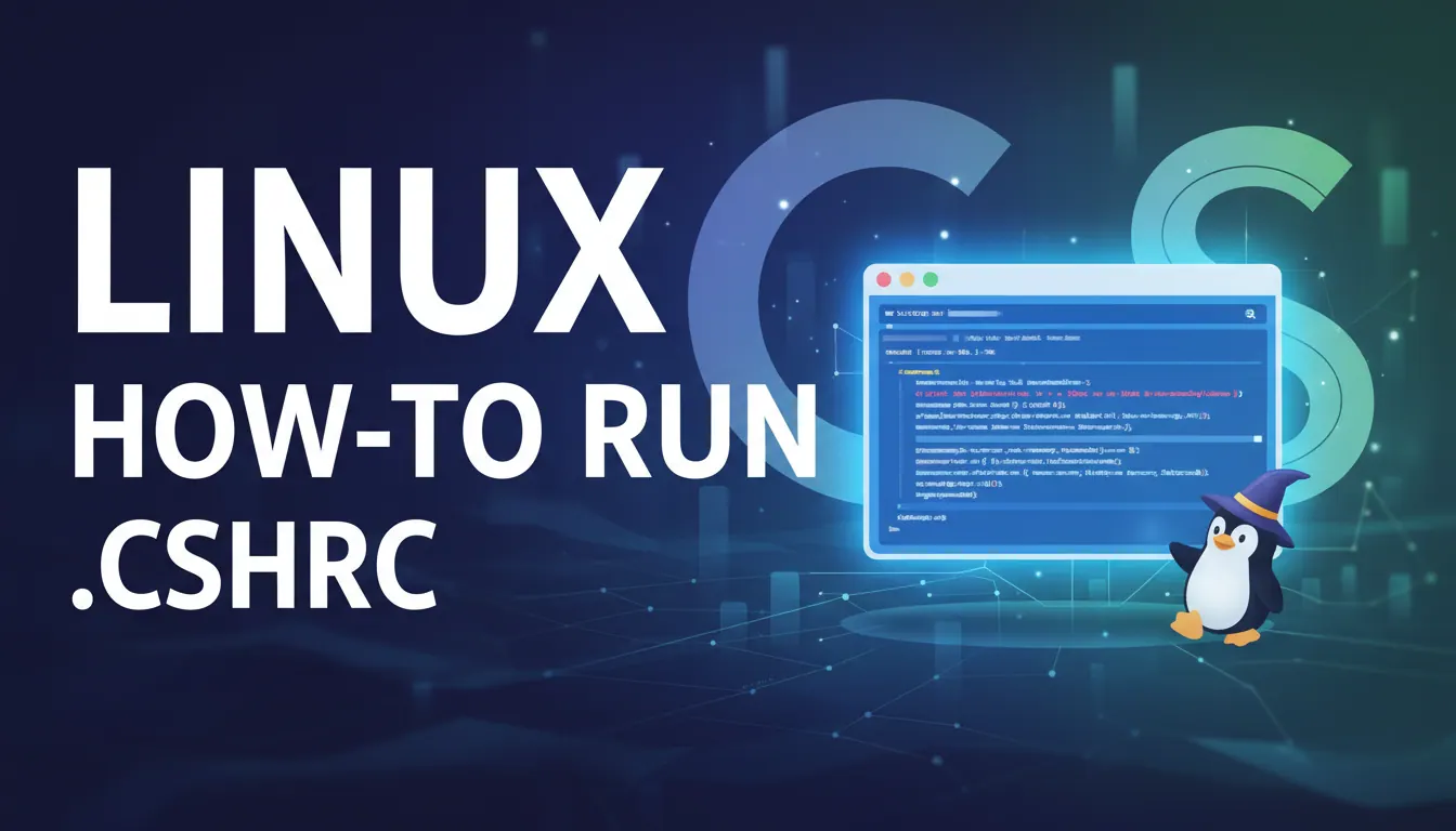 linux如何运行cshrc