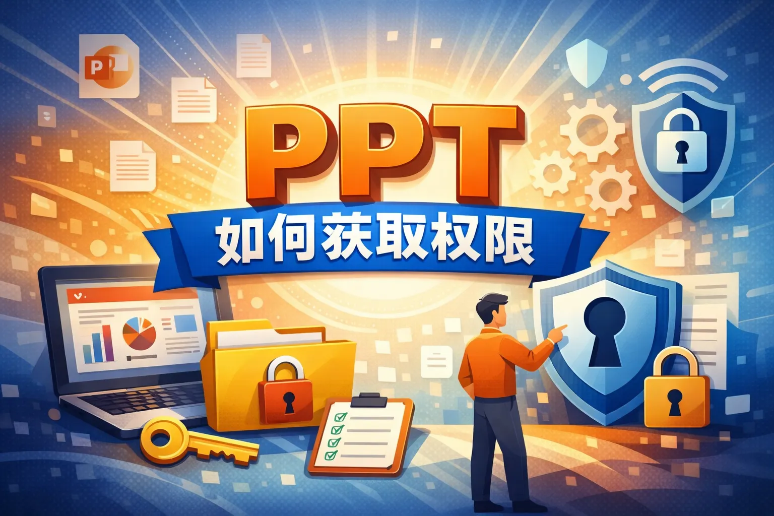 ppt如何获取权限