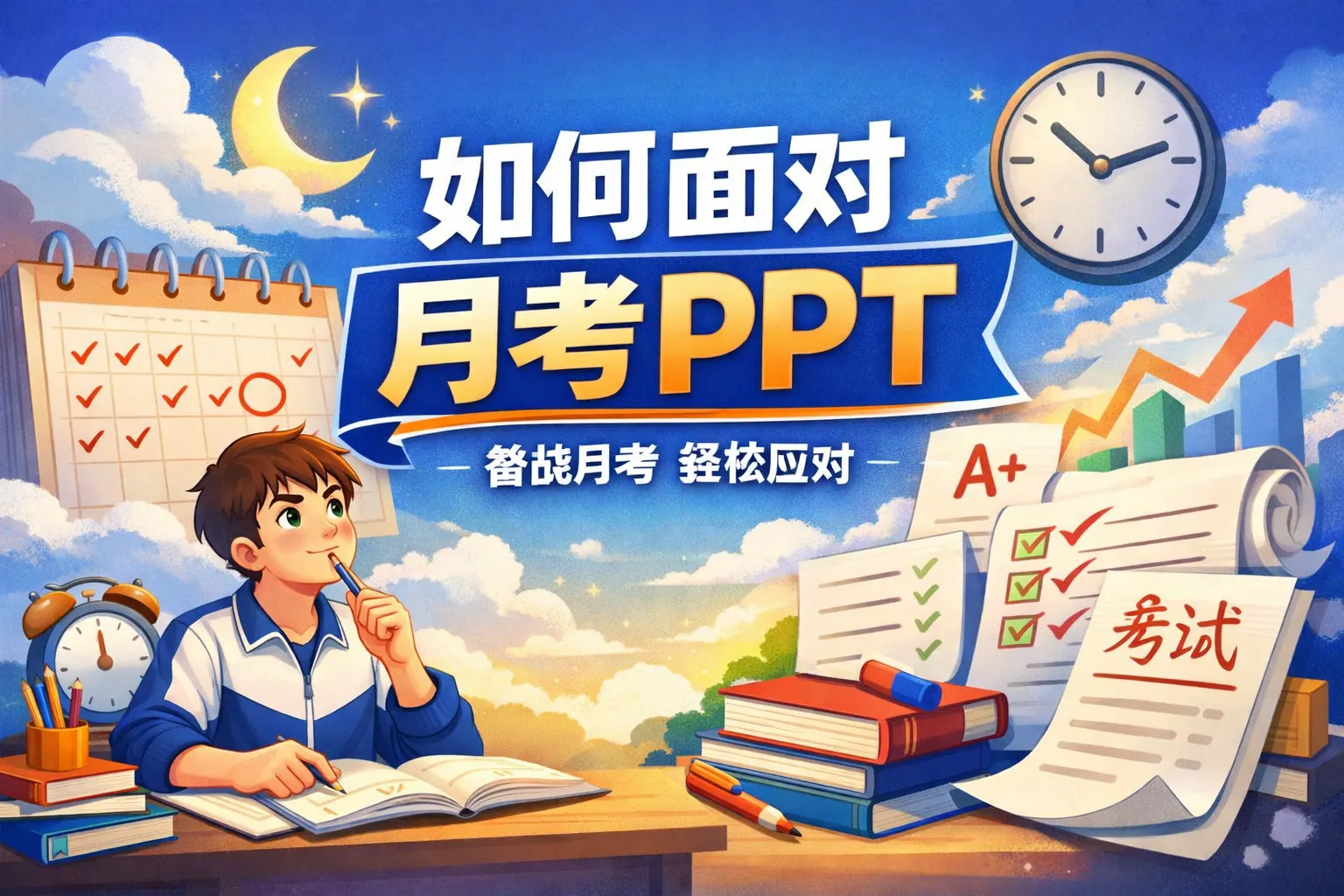如何面对月考ppt