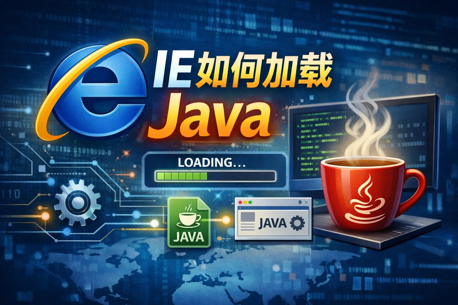 ie如何加载java