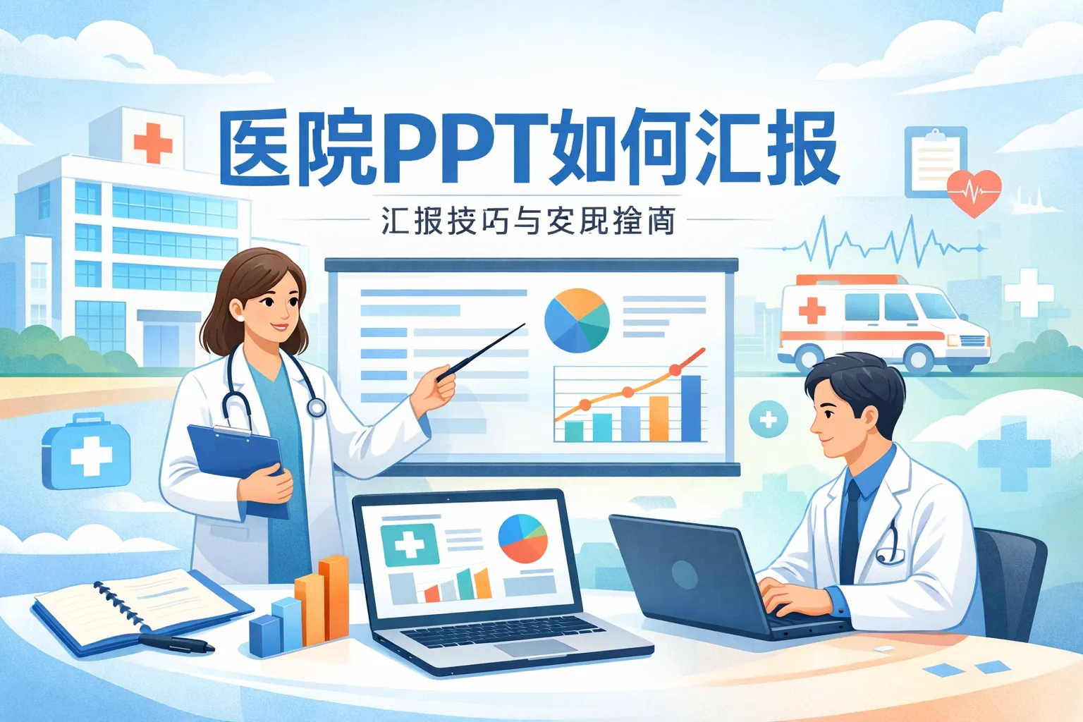 医院ppt如何汇报