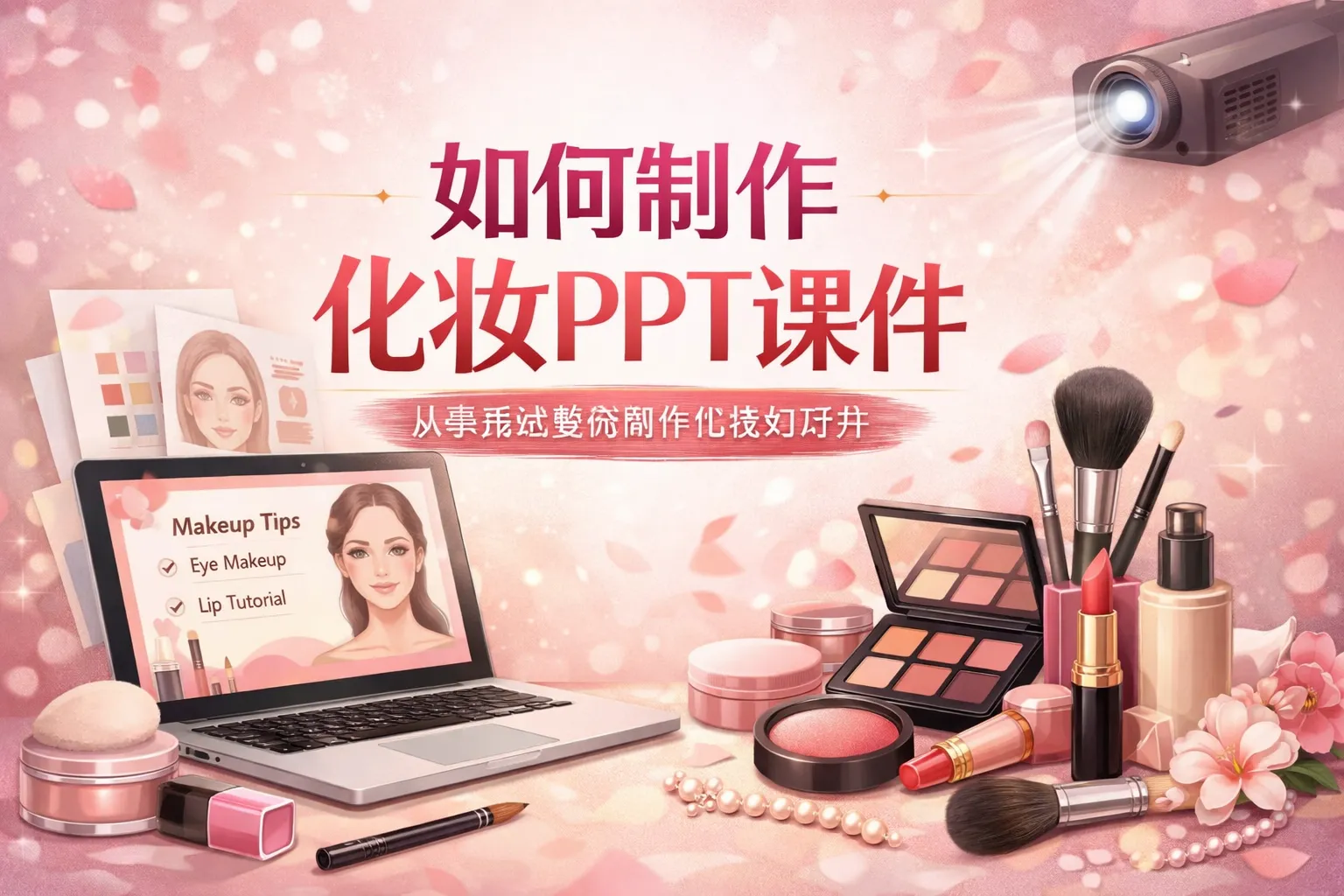 如何制作化妆ppt课件