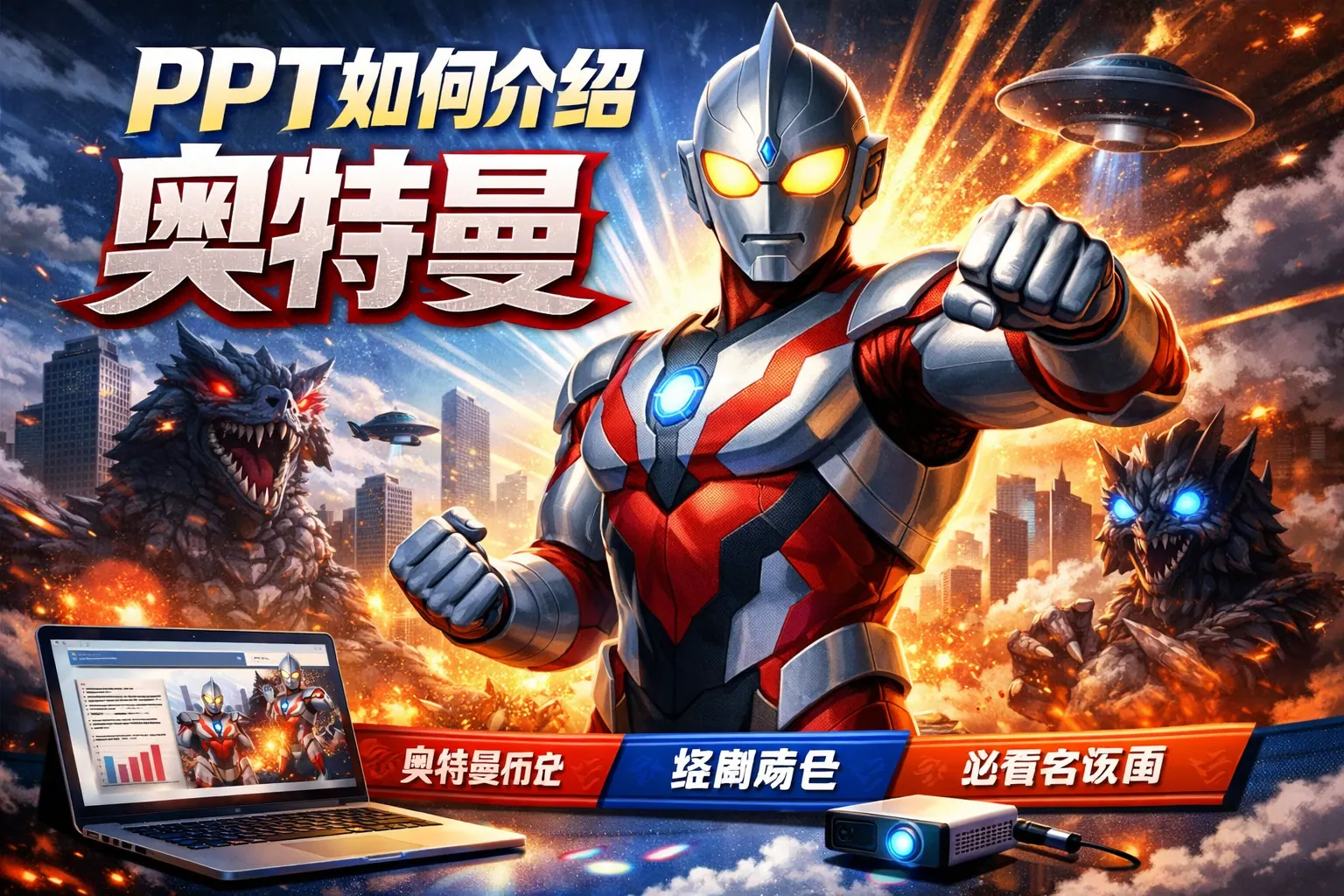 ppt如何介绍奥特曼