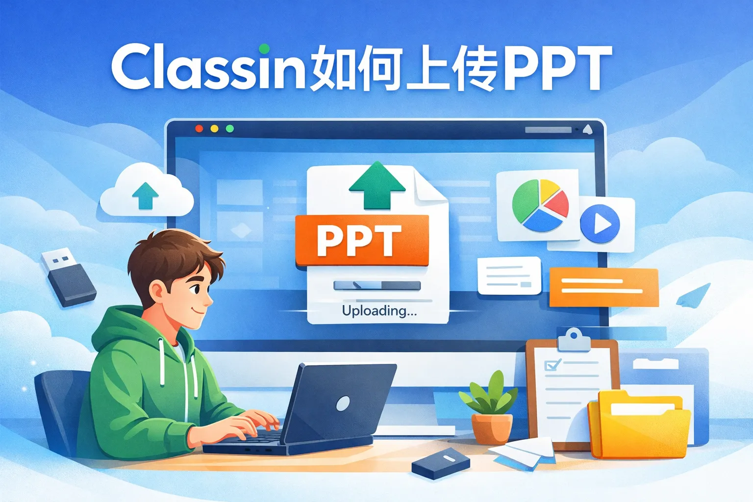 classin如何上传ppt