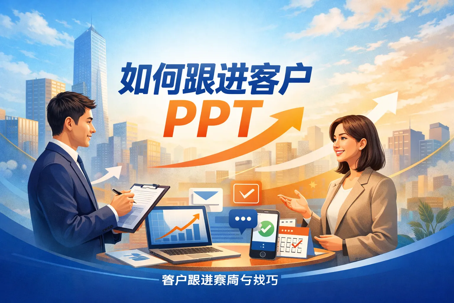 如何跟进客户ppt