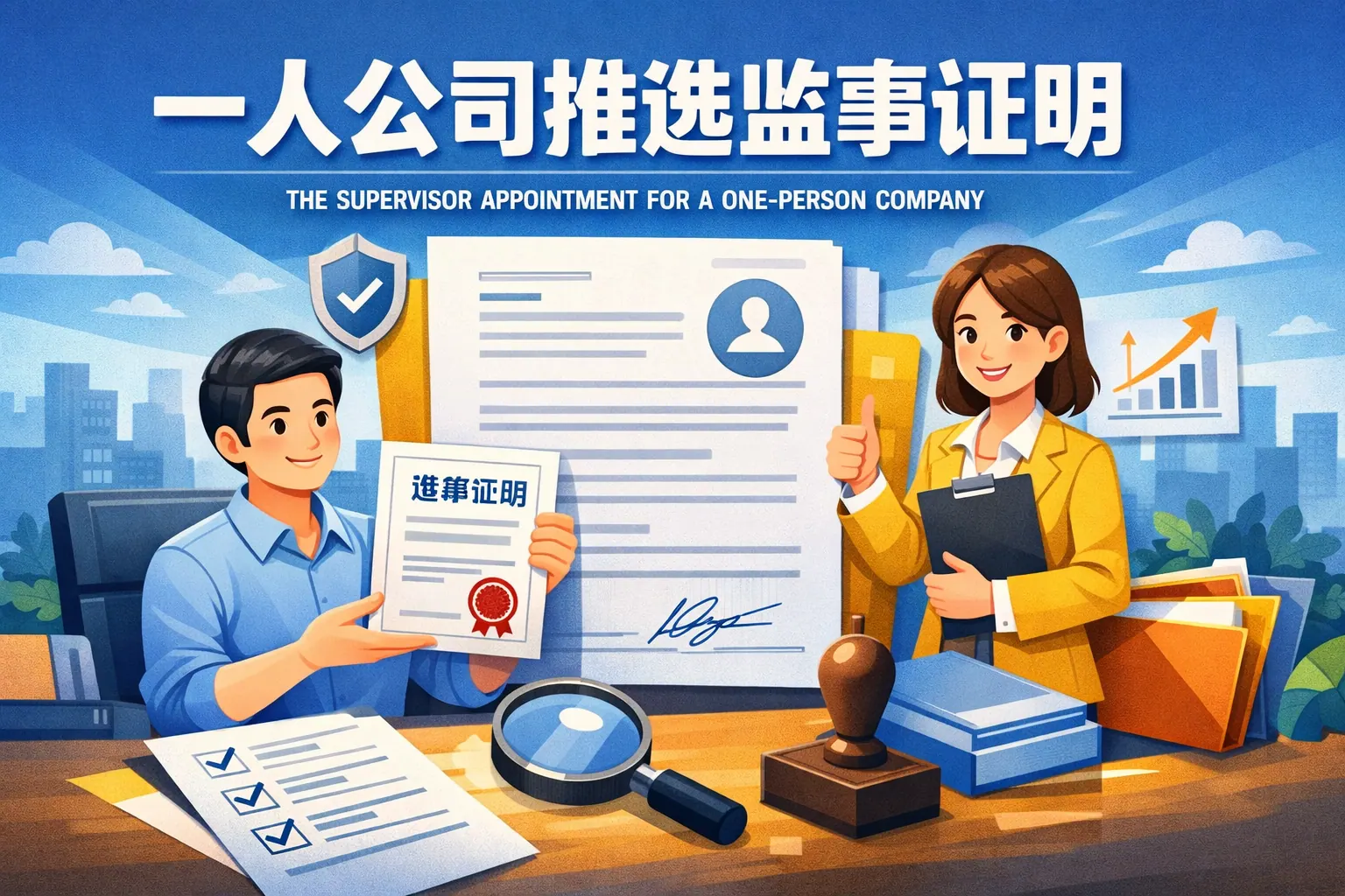 一人公司推选监事证明