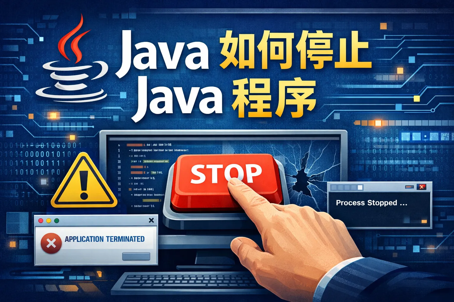 java如何停止java程序