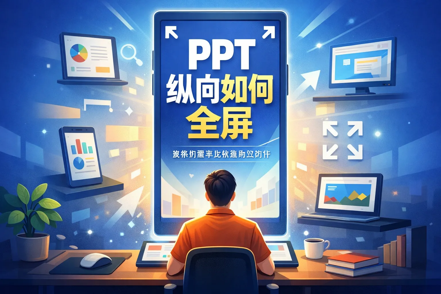 ppt纵向如何全屏