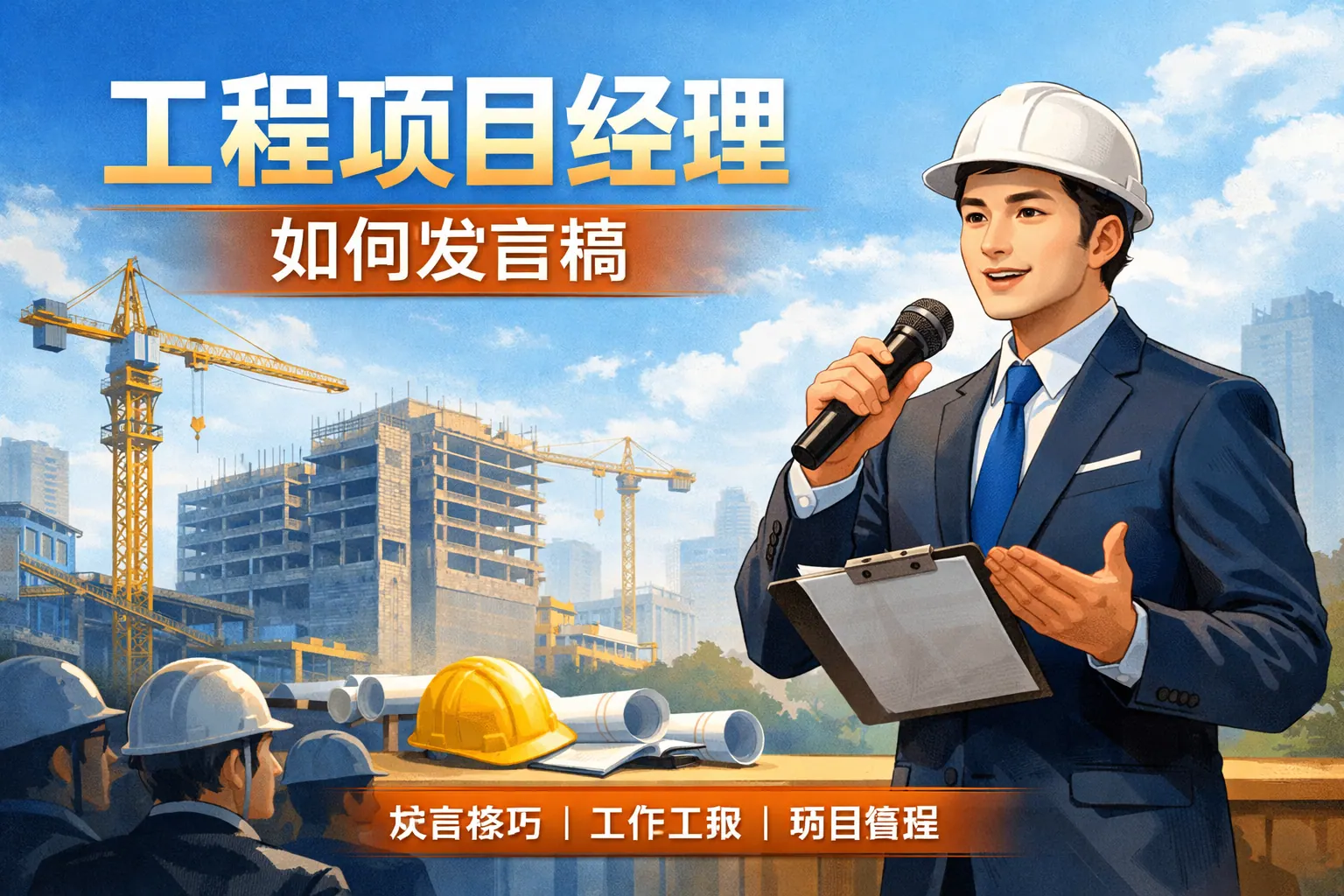 工程项目经理如何发言稿