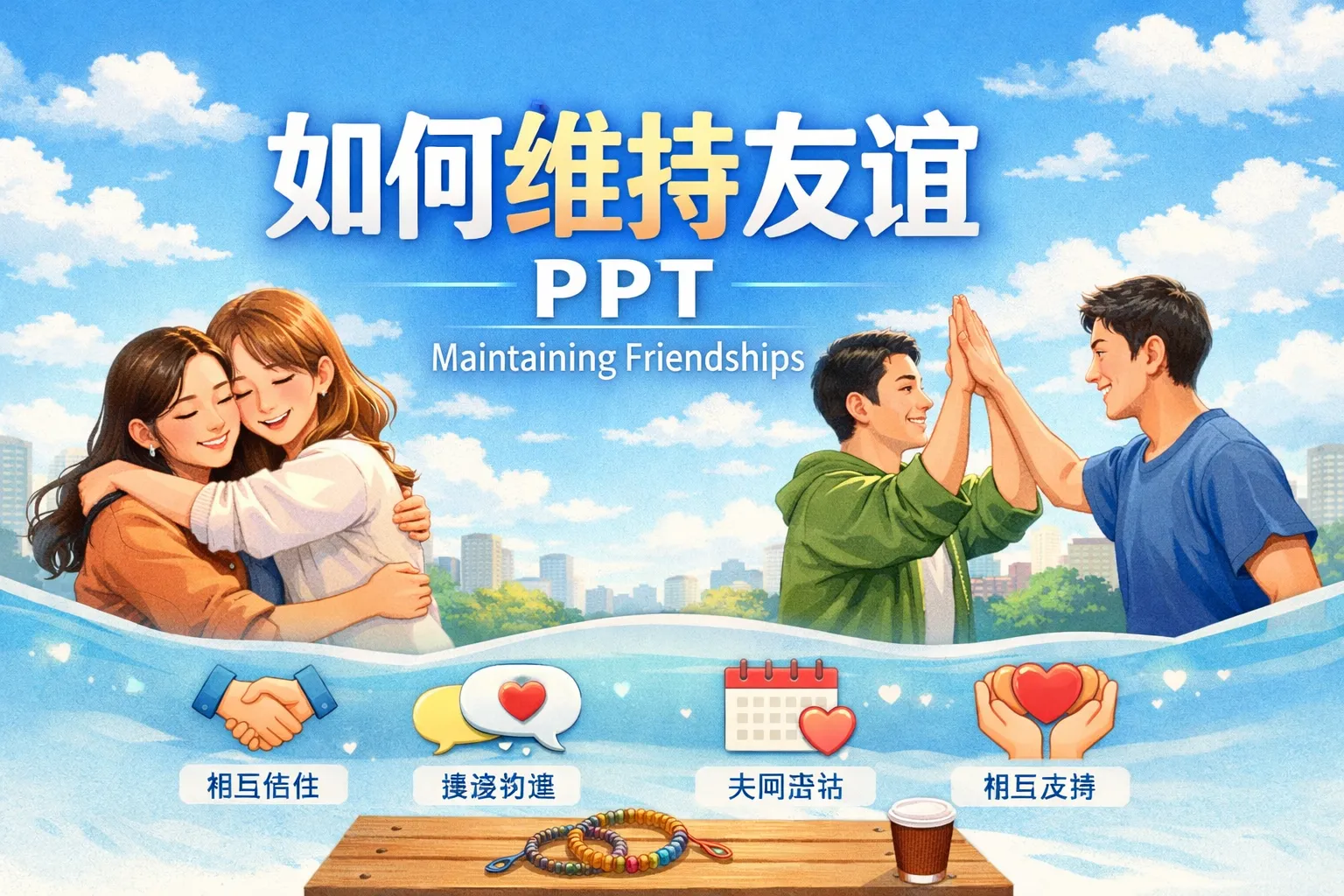 如何维持友谊ppt