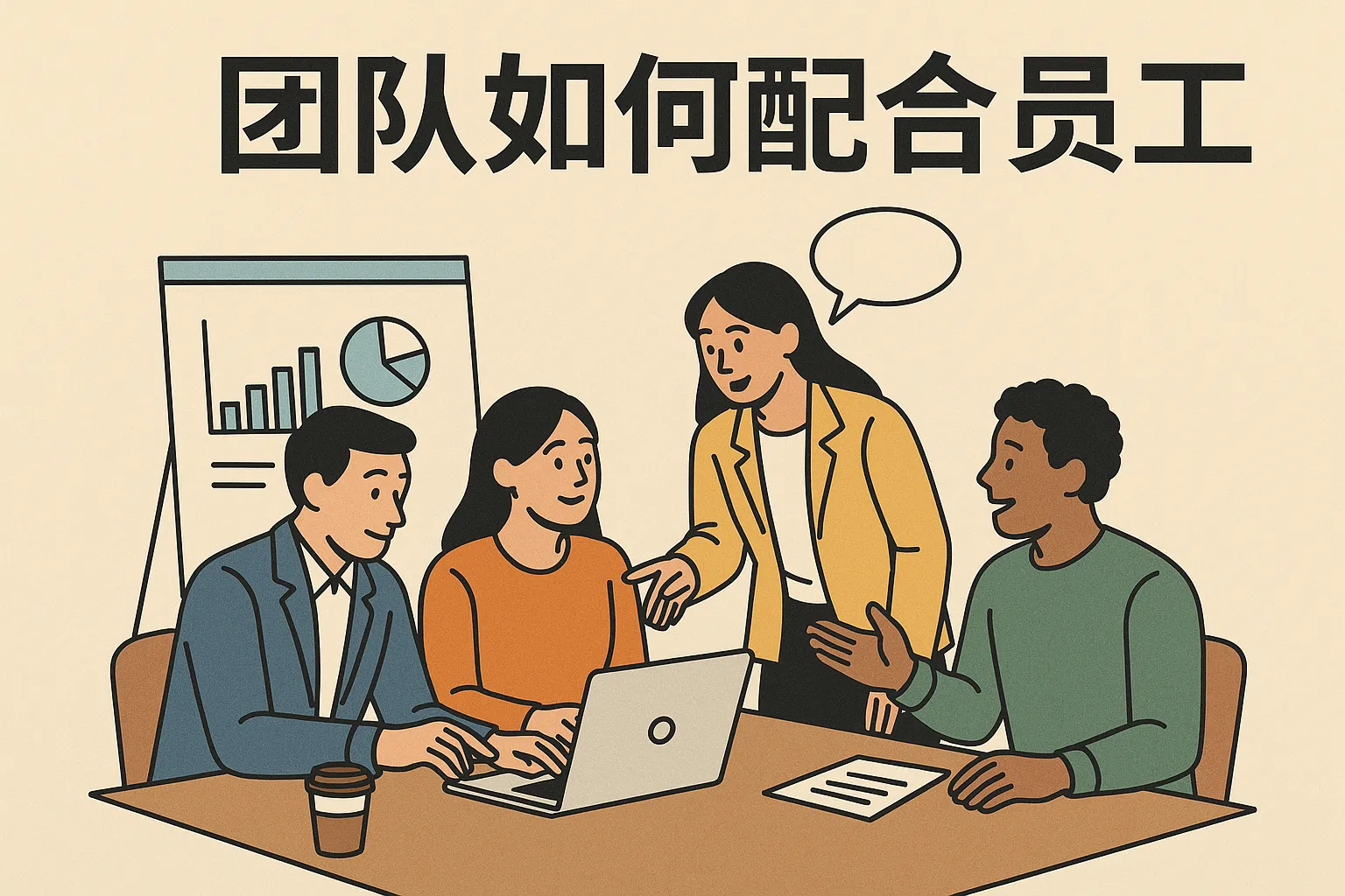 团队如何配合员工