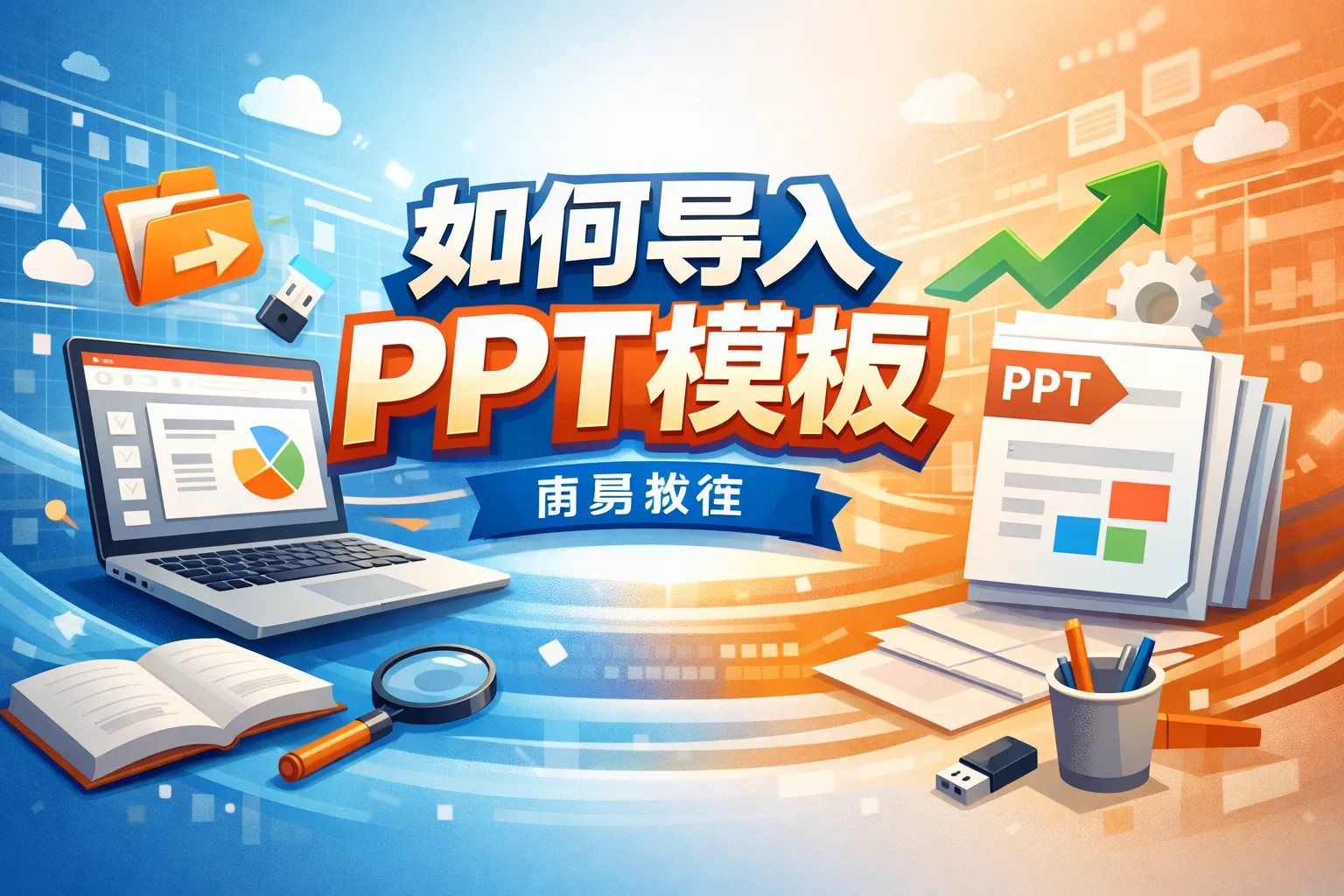 ppt 模板 如何导入