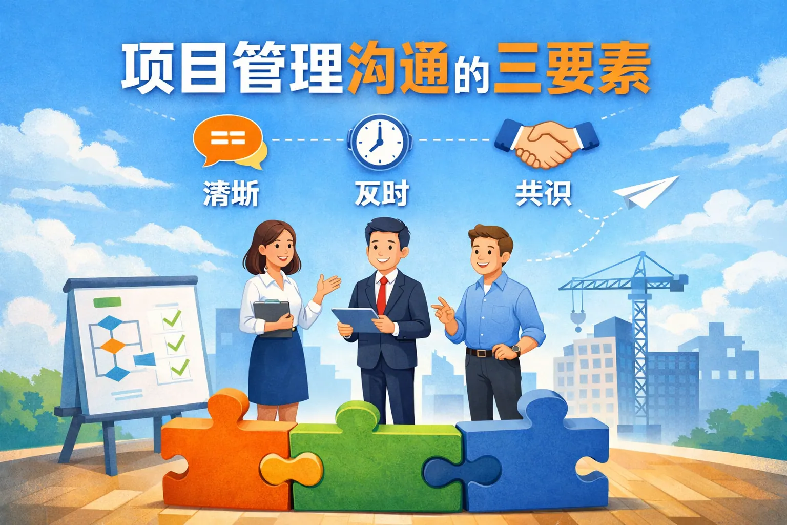 项目管理沟通的三要素是