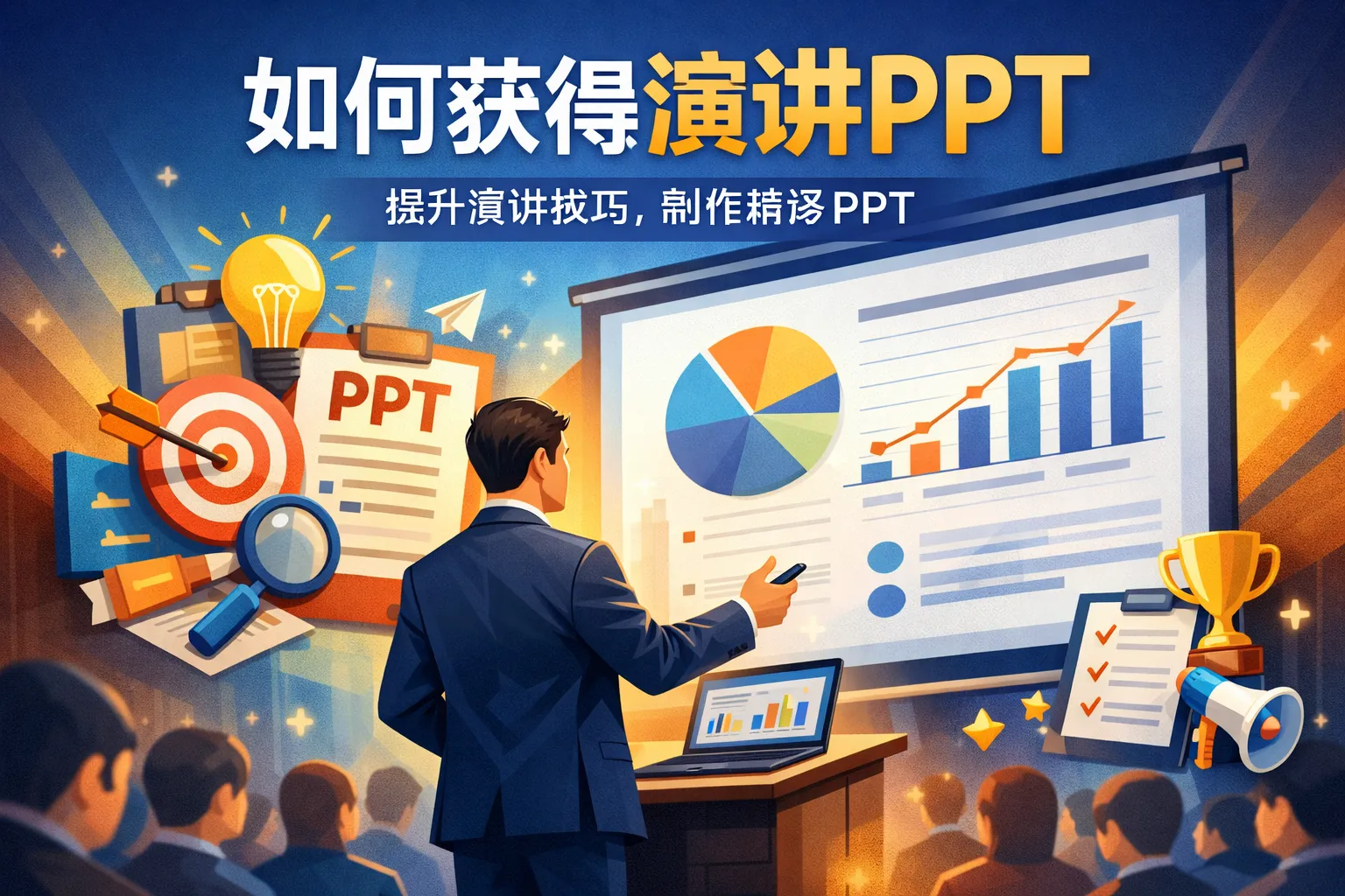 如何获得演讲ppt