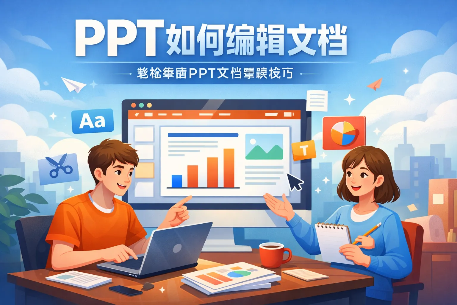 ppt如何编辑文档