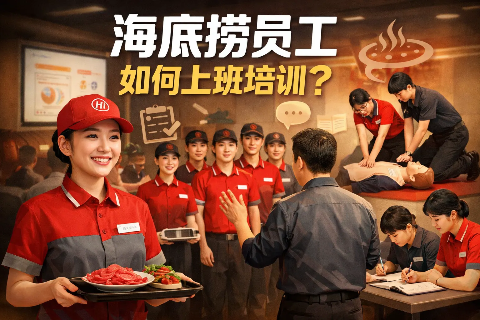 海底捞员工如何上班培训