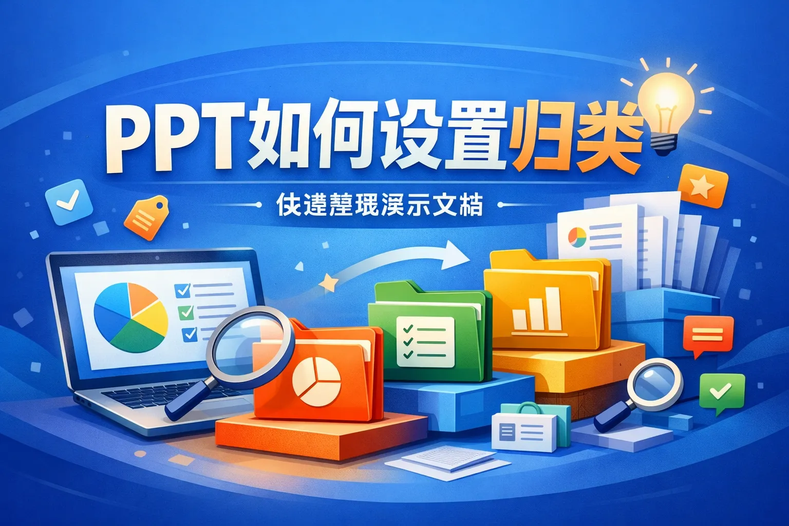 ppt如何设置归类