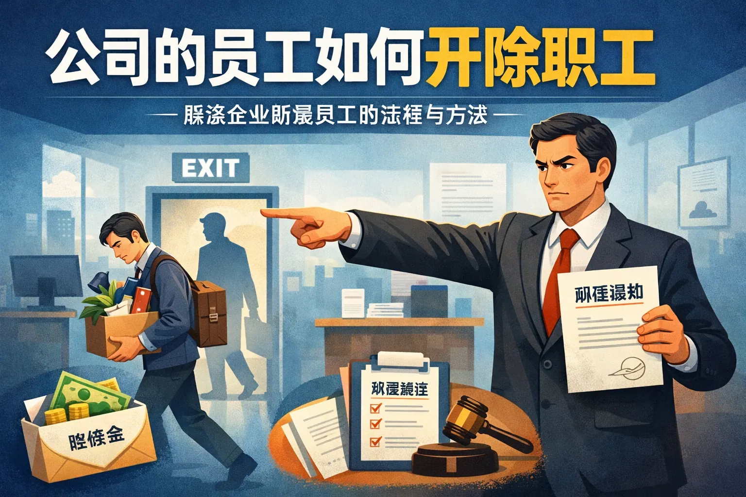 公司的员工如何开除职工