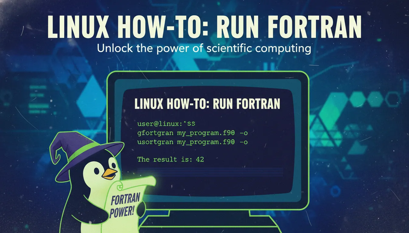 linux如何运行fortran