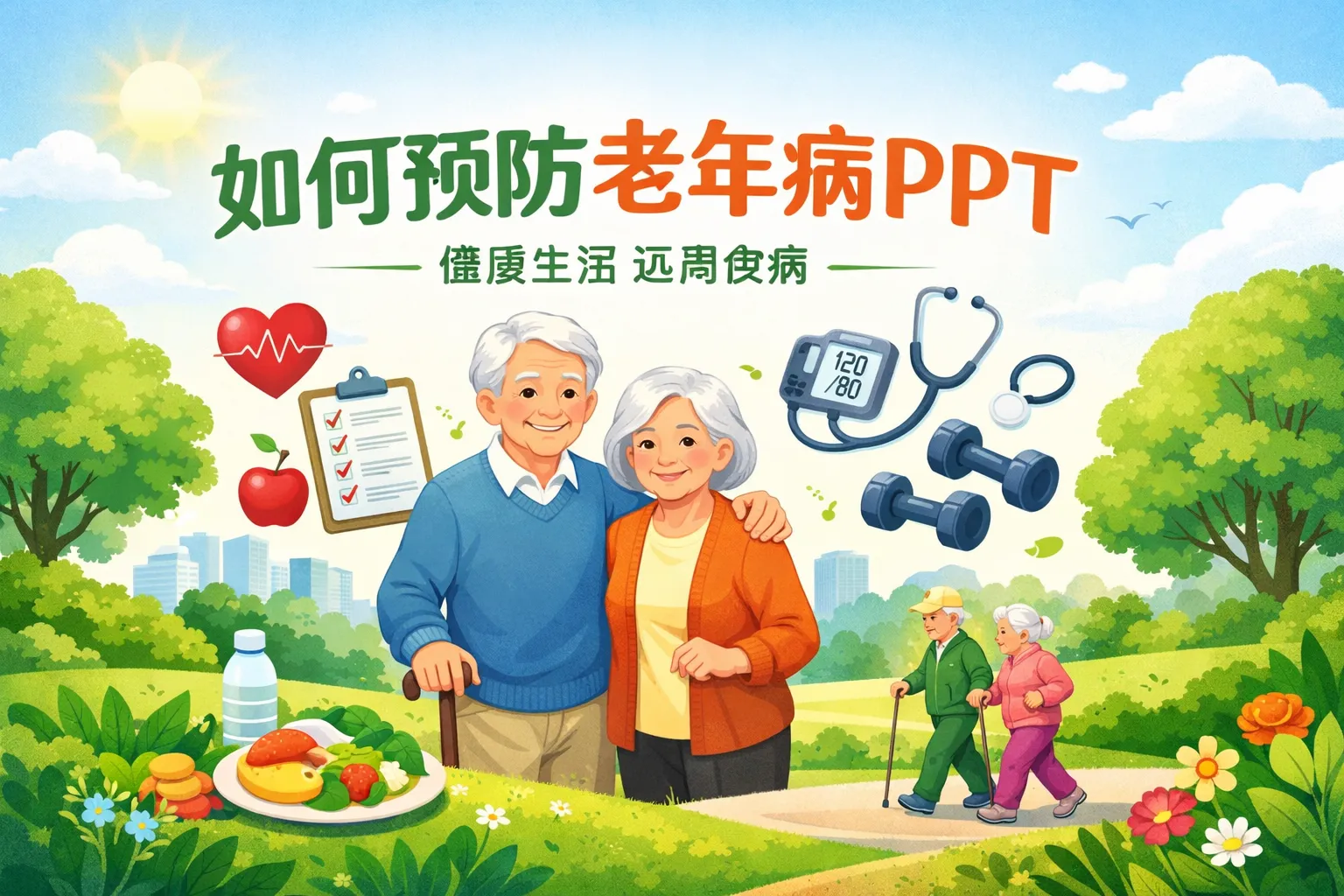 如何预防老年病ppt