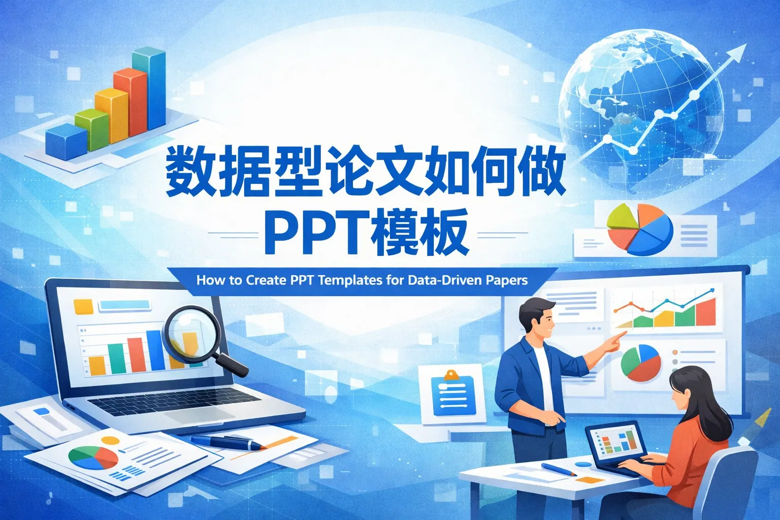 数据型论文如何做ppt模板