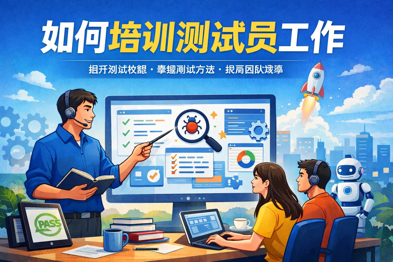 如何培训测试员工作