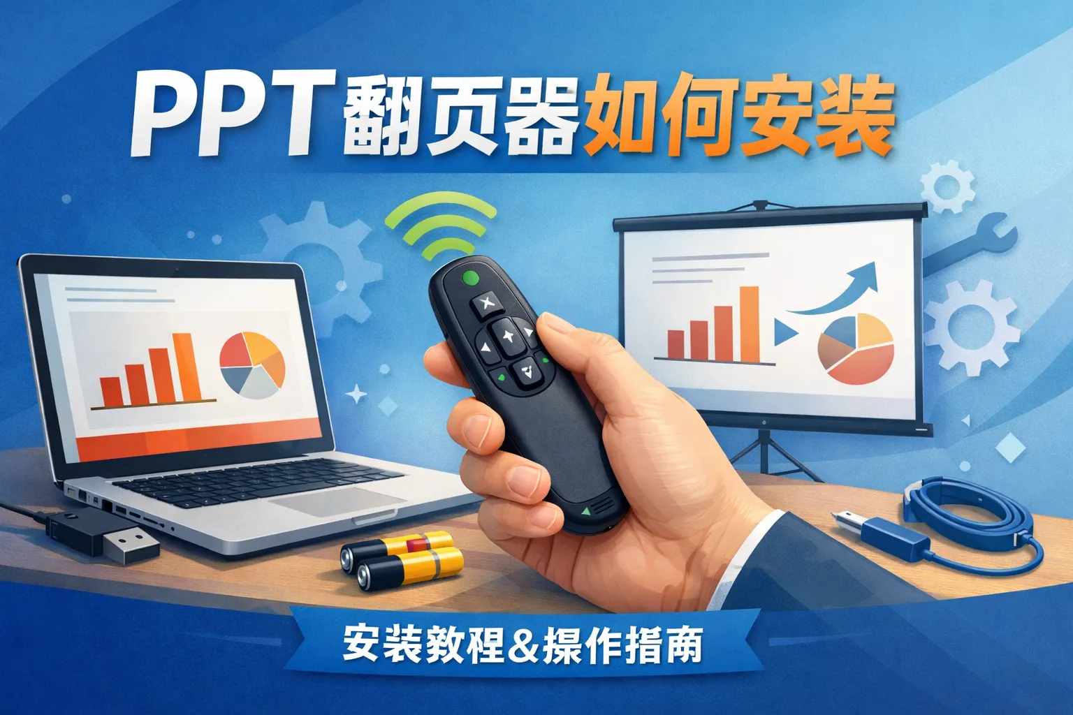 ppt翻页如何安装