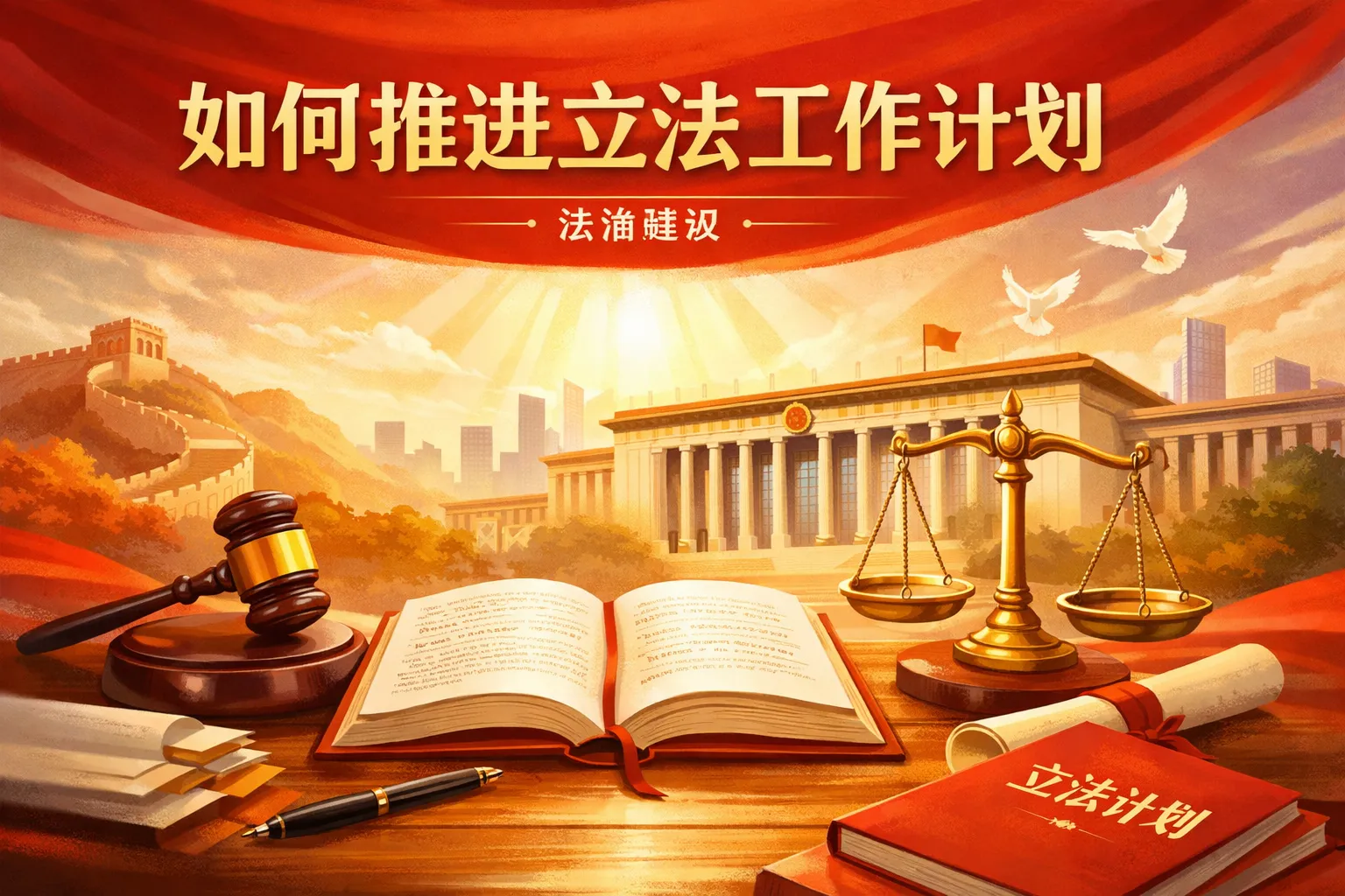 如何推进立法工作计划