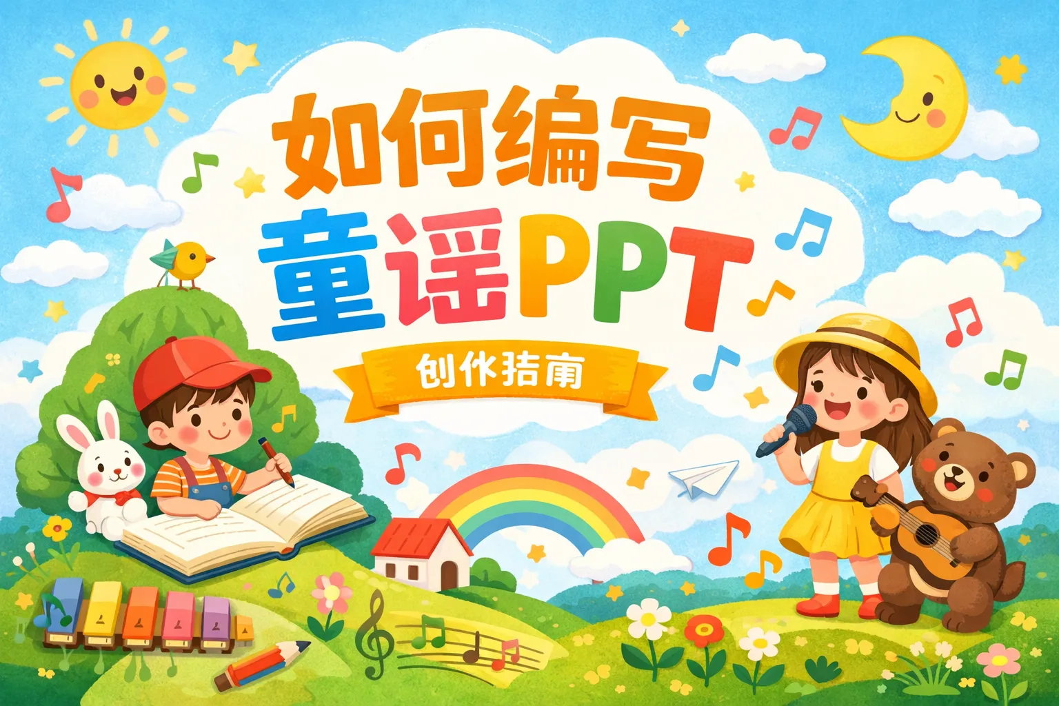 如何编写童谣ppt