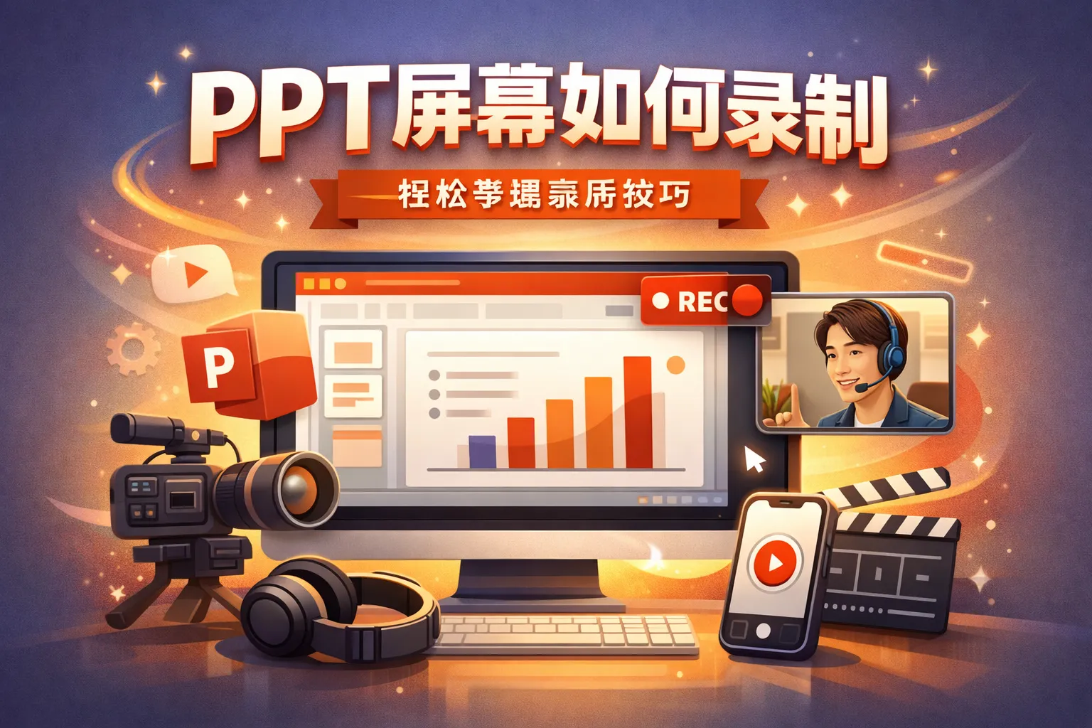 ppt屏幕如何录制