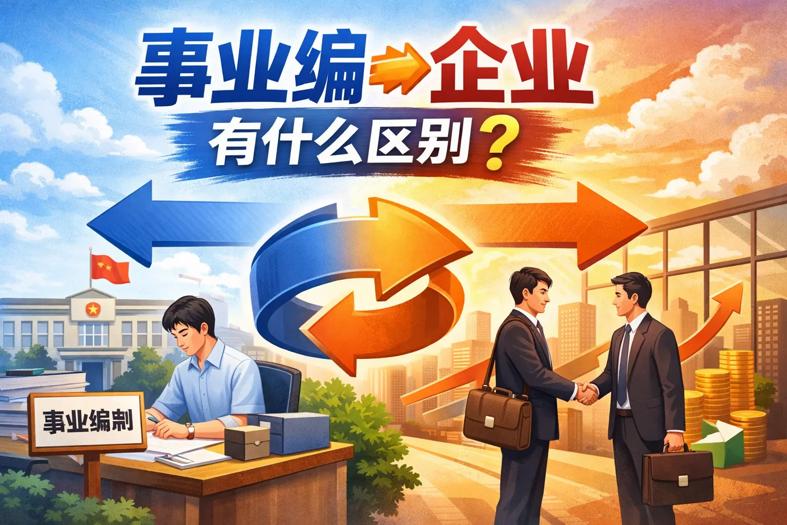 事业编转企业有什么区别
