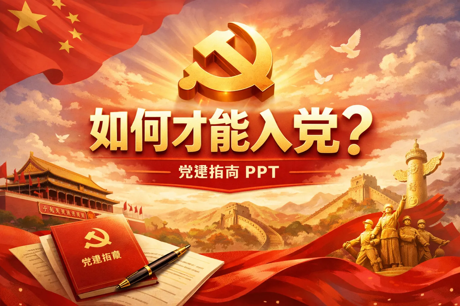 如何才能入党PPT