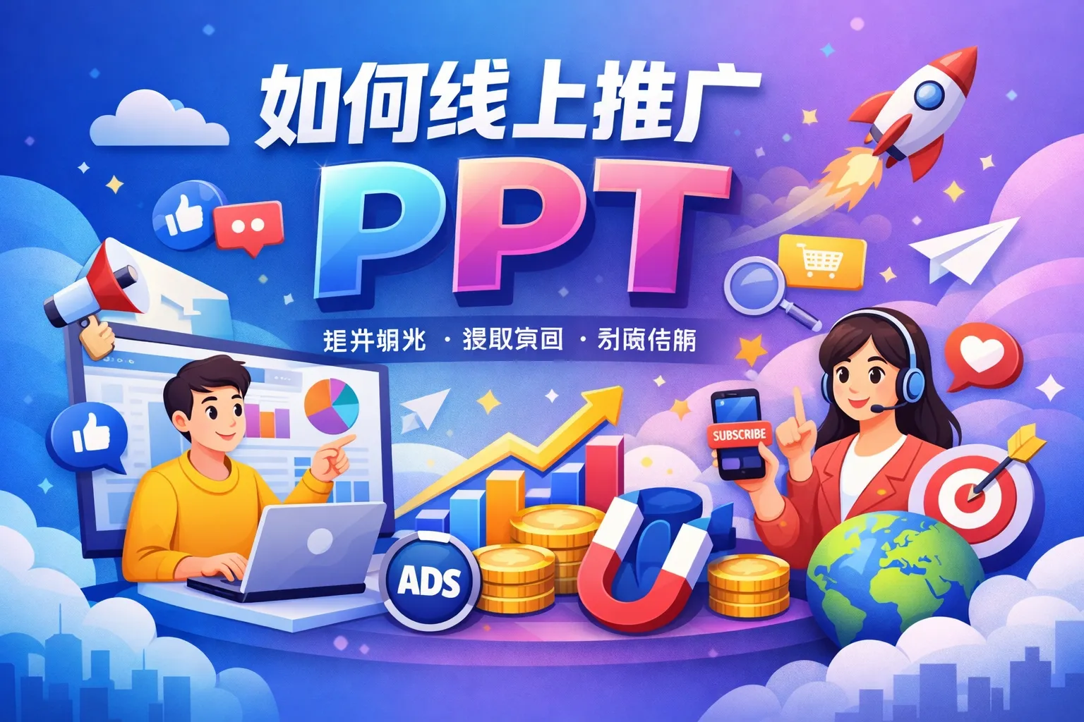 如何线上推广ppt