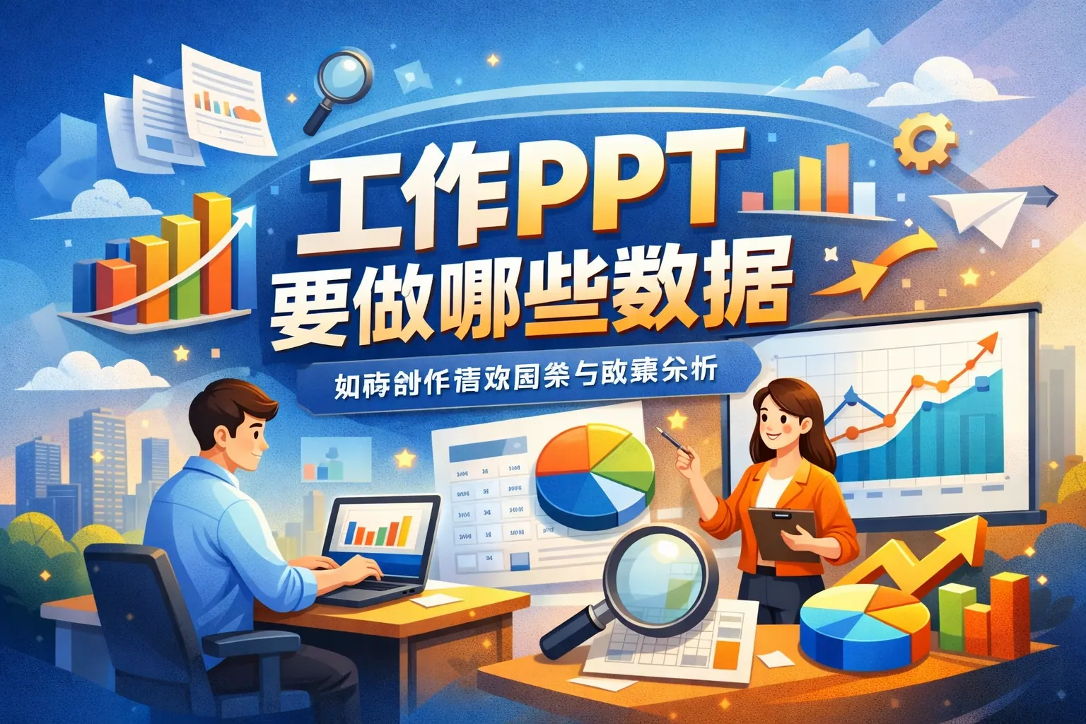 工作ppt要做哪些数据