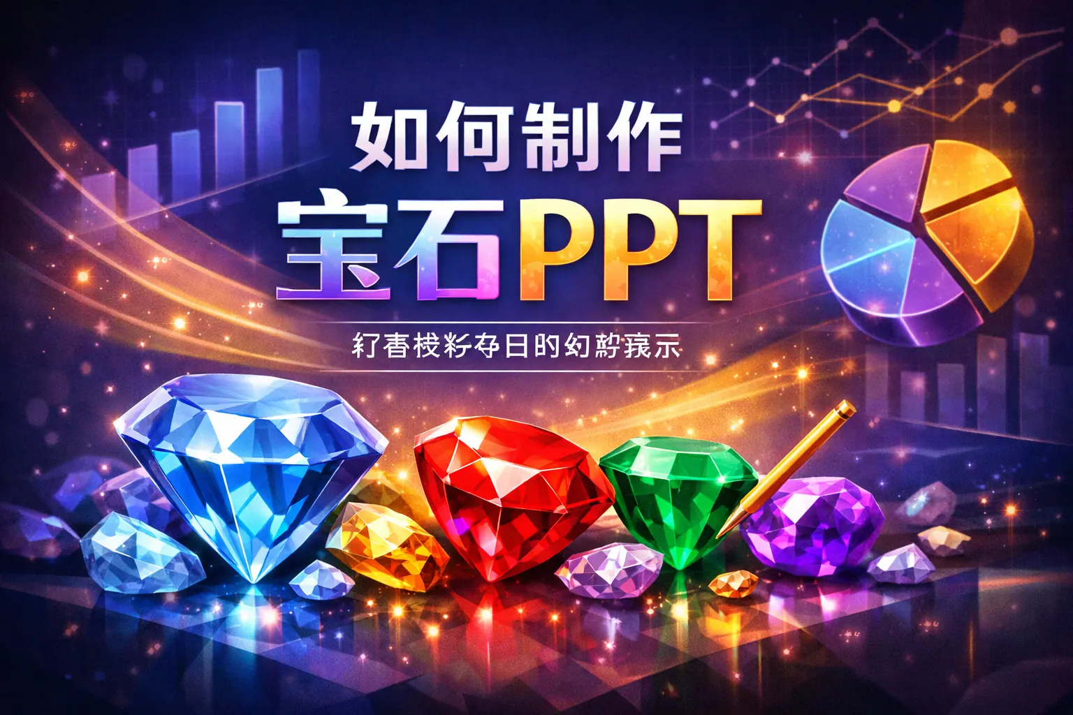 如何制作宝石ppt
