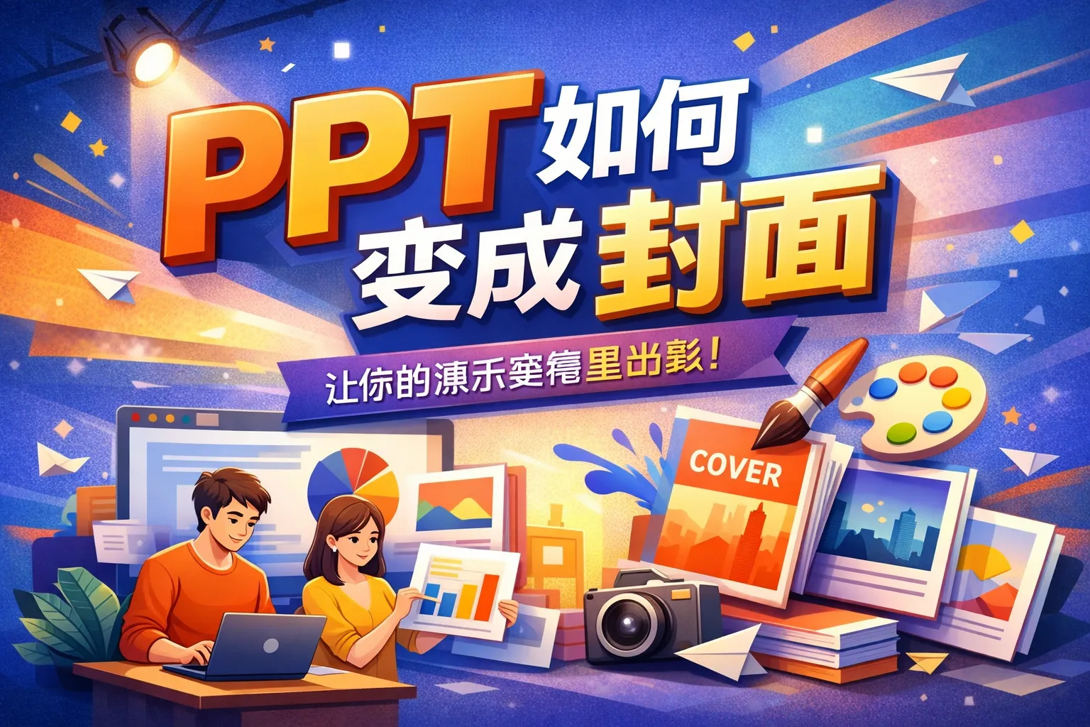 ppt如何变成封面
