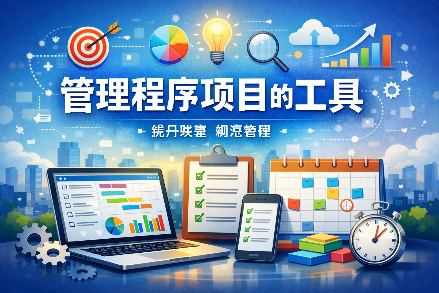 管理程序项目的工具是