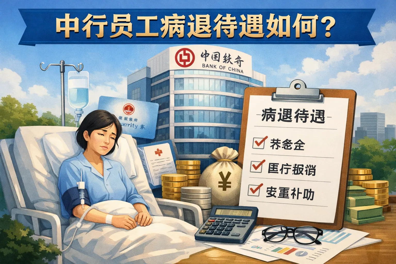 中行员工病退待遇如何