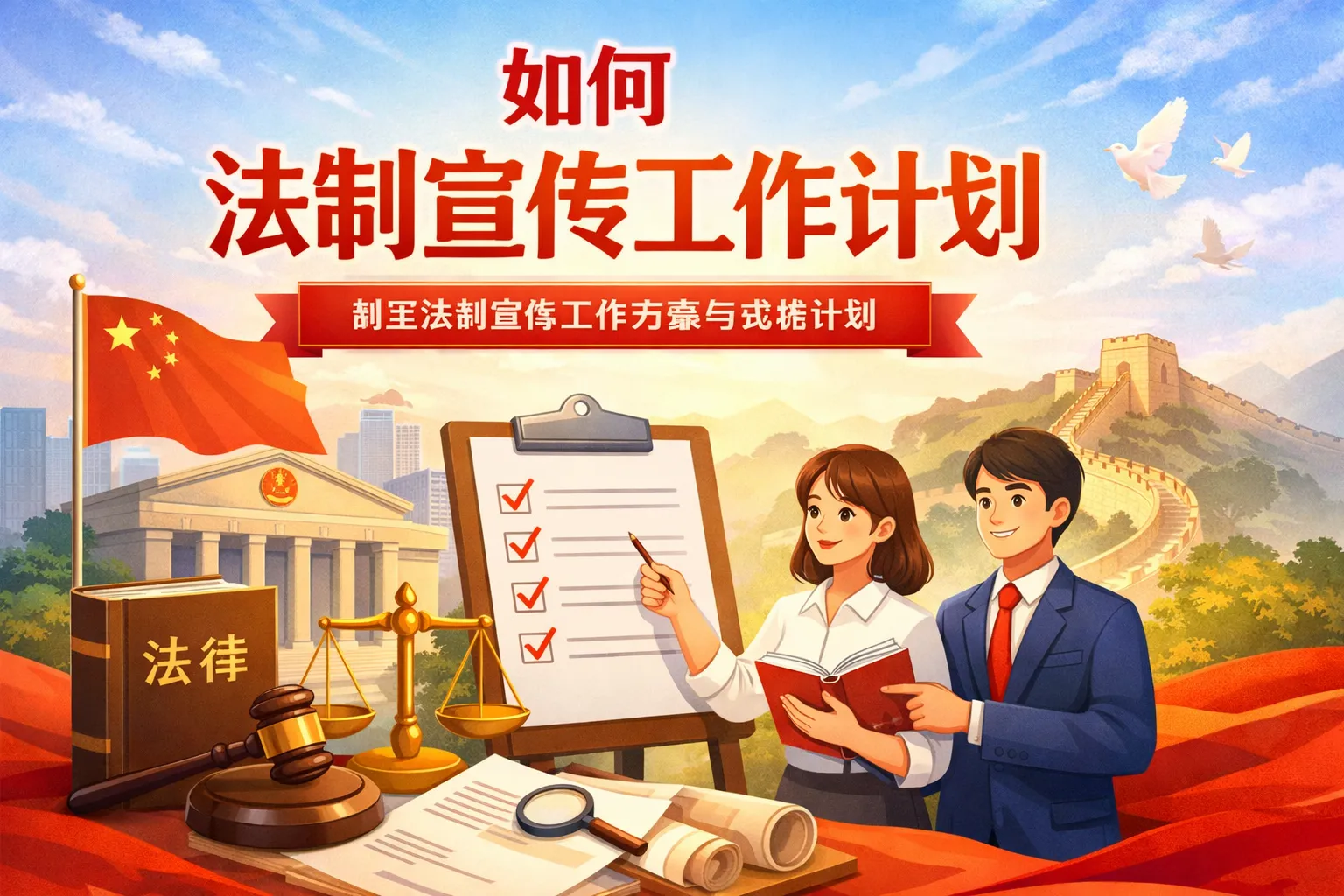 如何法制宣传工作计划