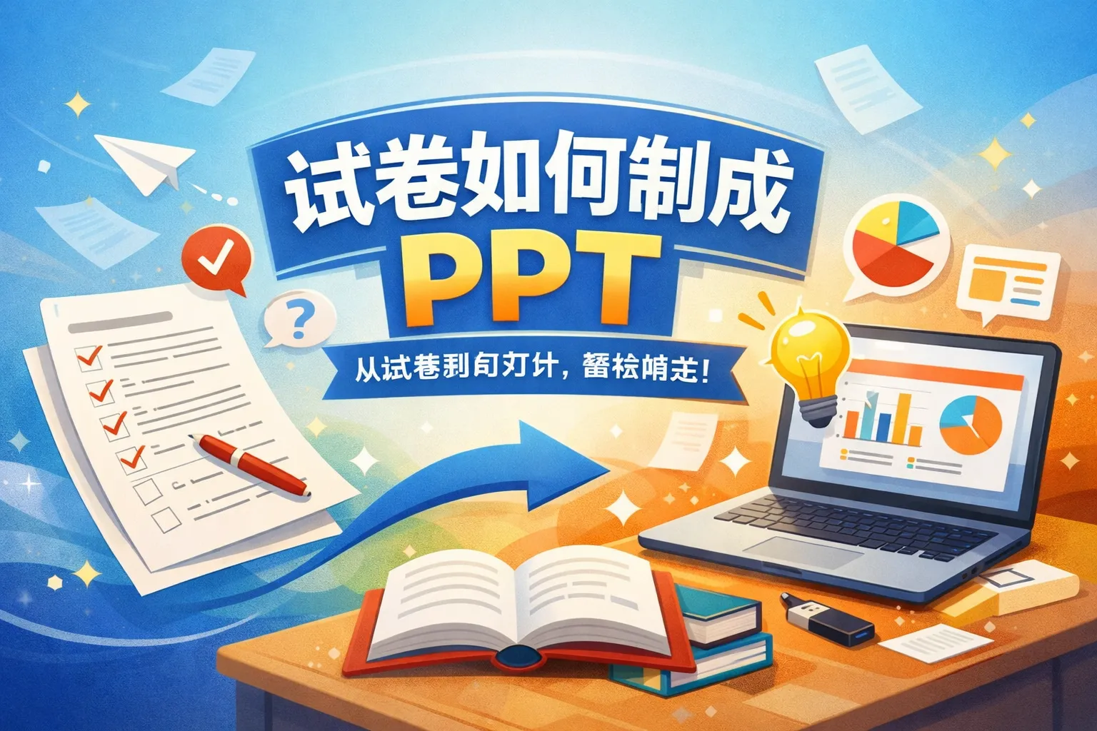试卷如何制成ppt