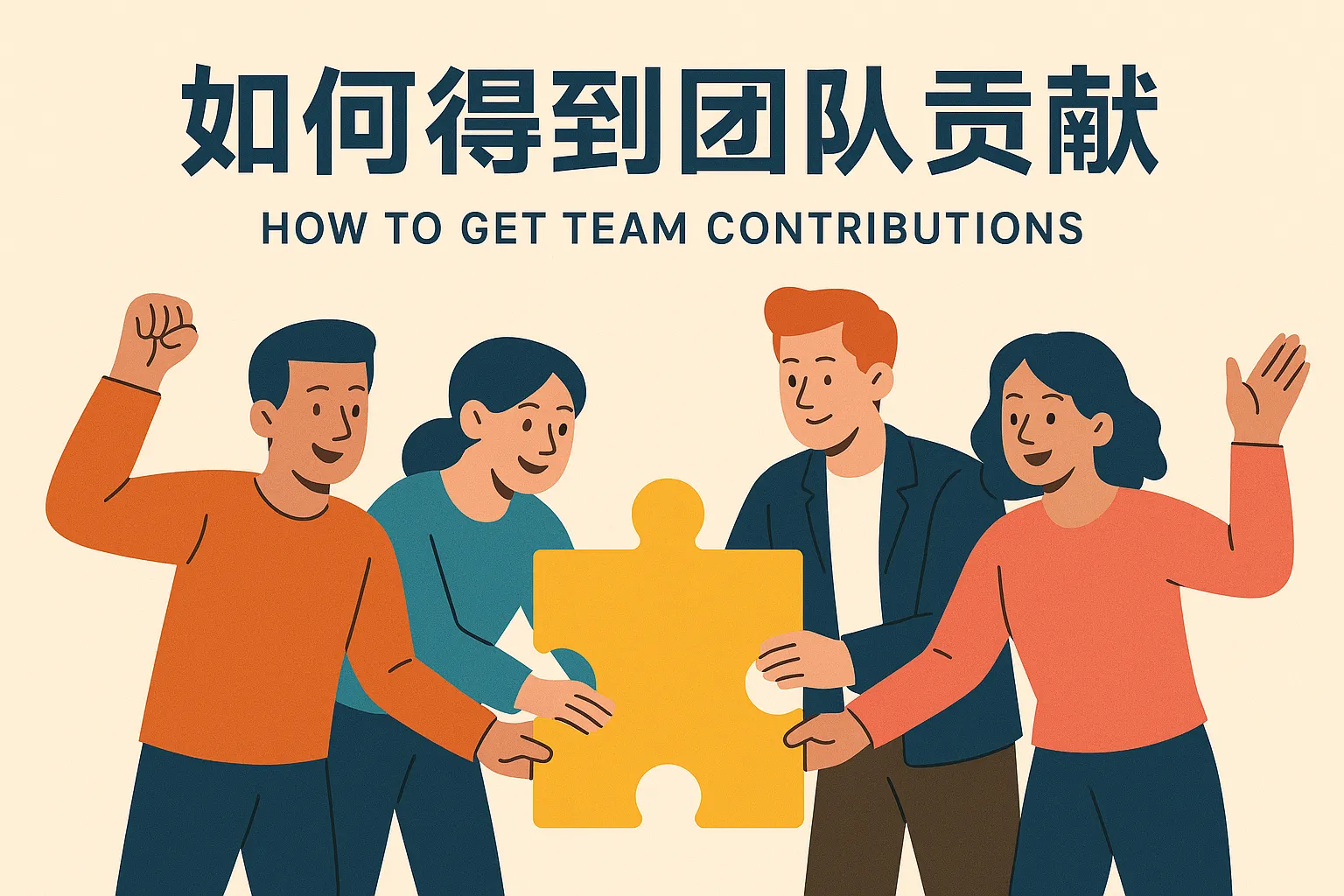 如何得到团队贡献
