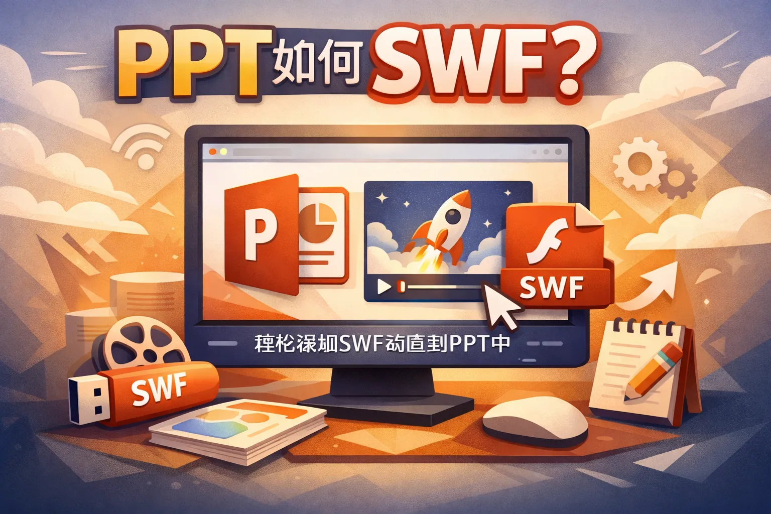 PPT如何加swf