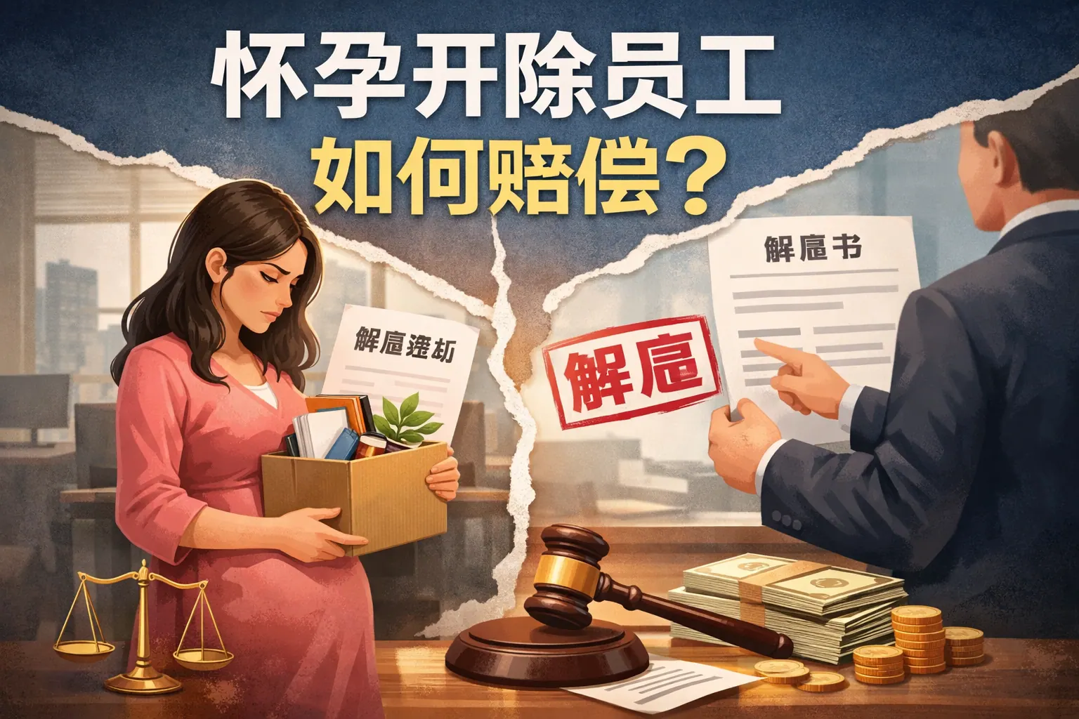 怀孕开除员工如何赔偿