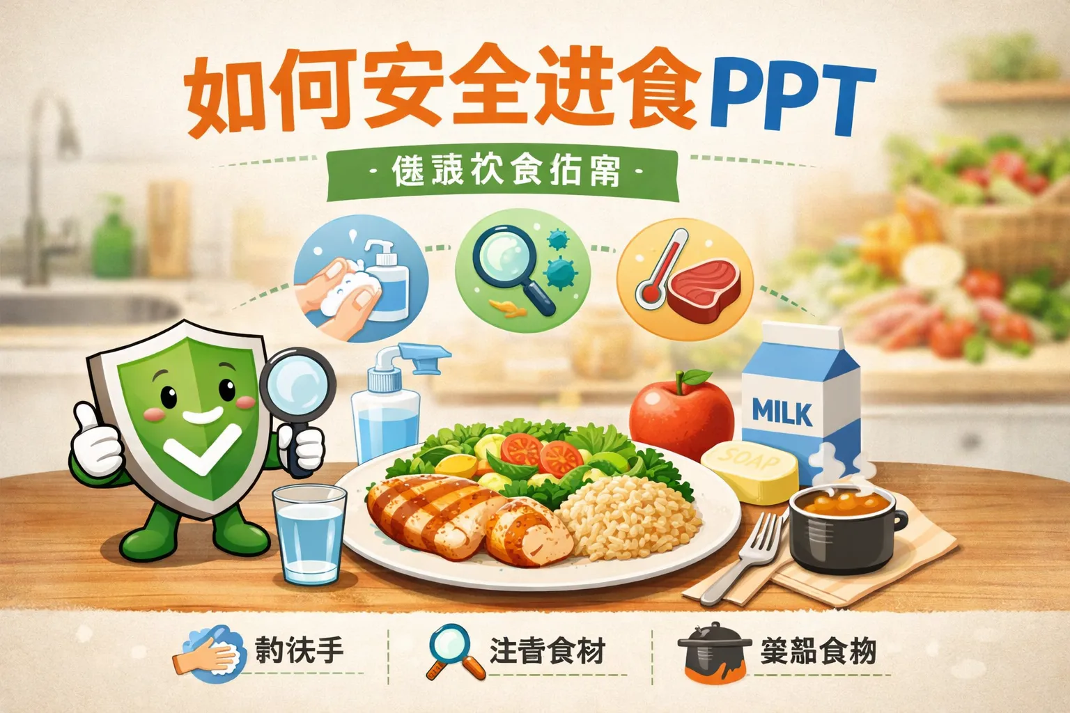 如何安全进食ppt